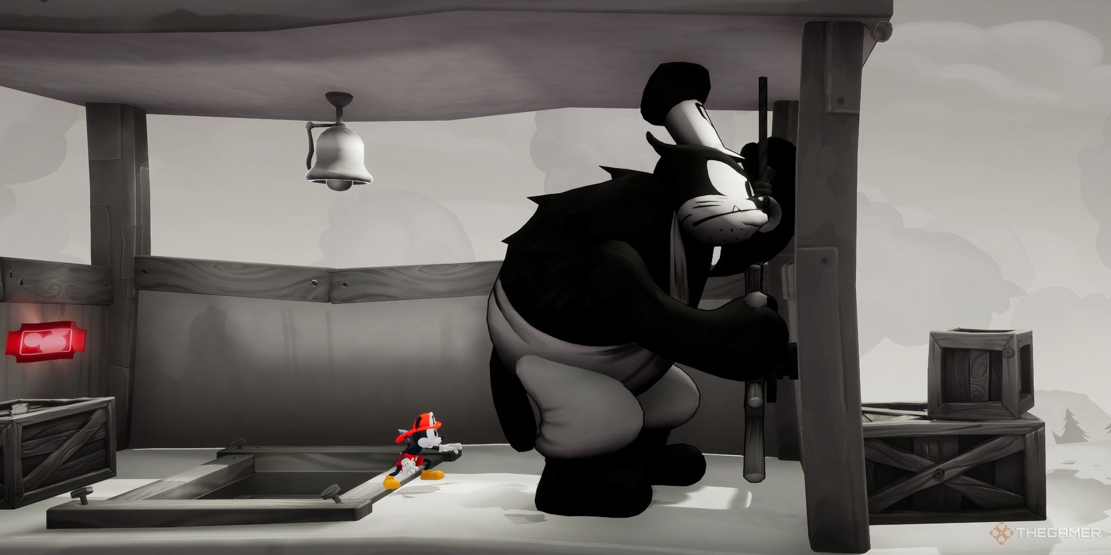 Расположение всех кинолент в «Пароходе Вилли» в Disney Epic Mickey: Rebrushed