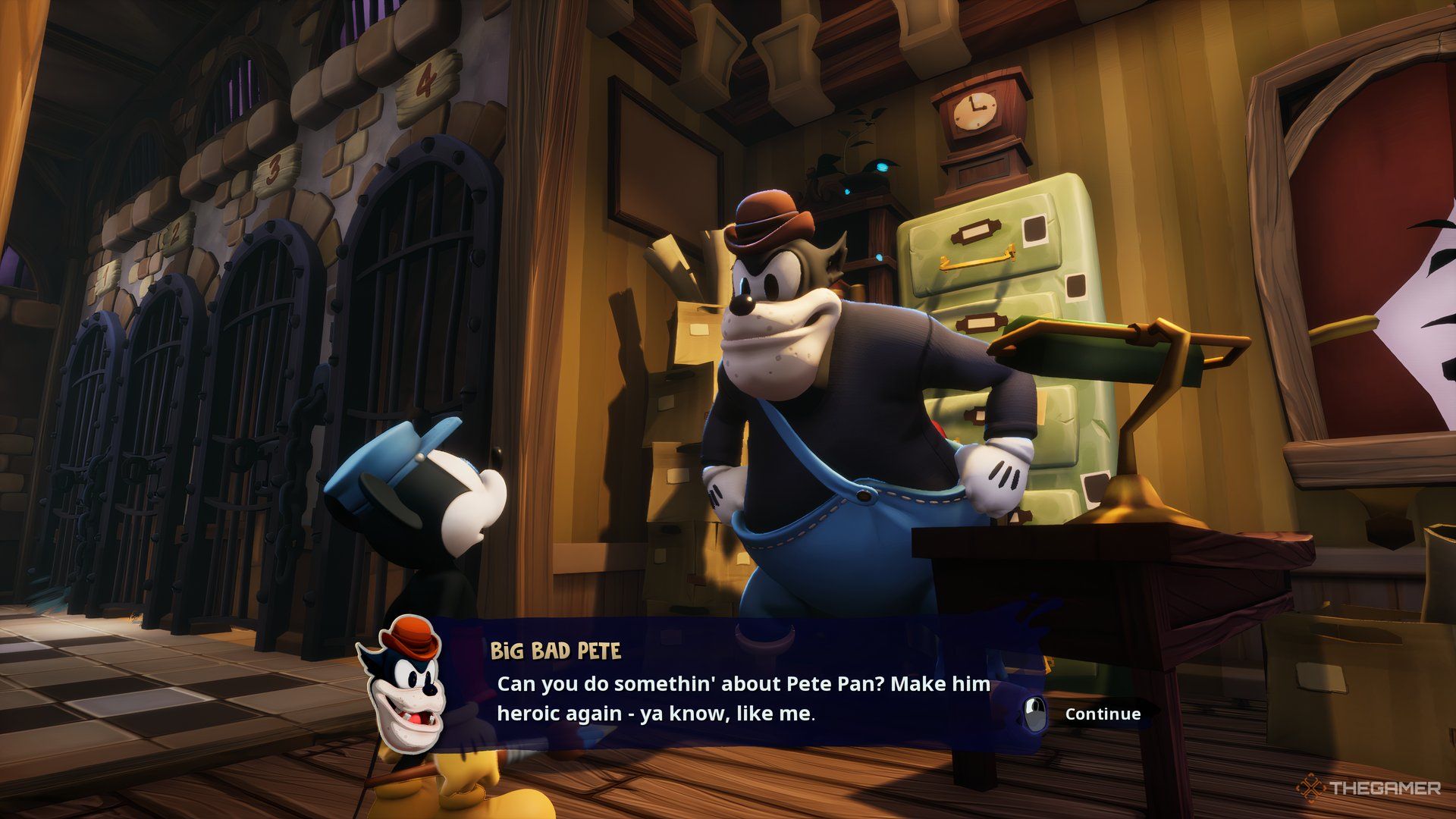 How To Complete The Restore Pete Pan Quest In Disney Epic Mickey: Rebrushed