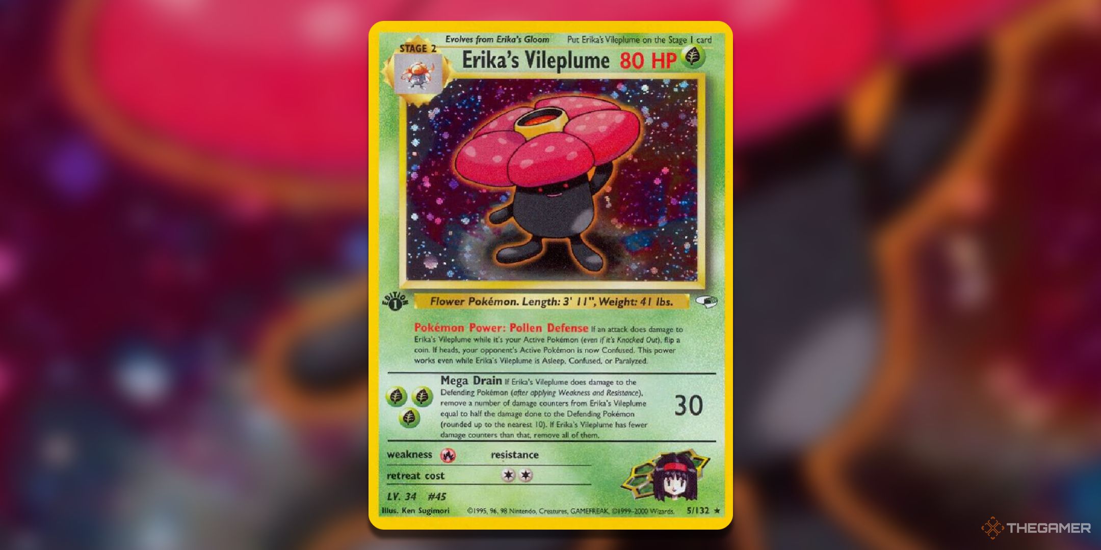 Erica's Billflume Pokémon TCG card art.