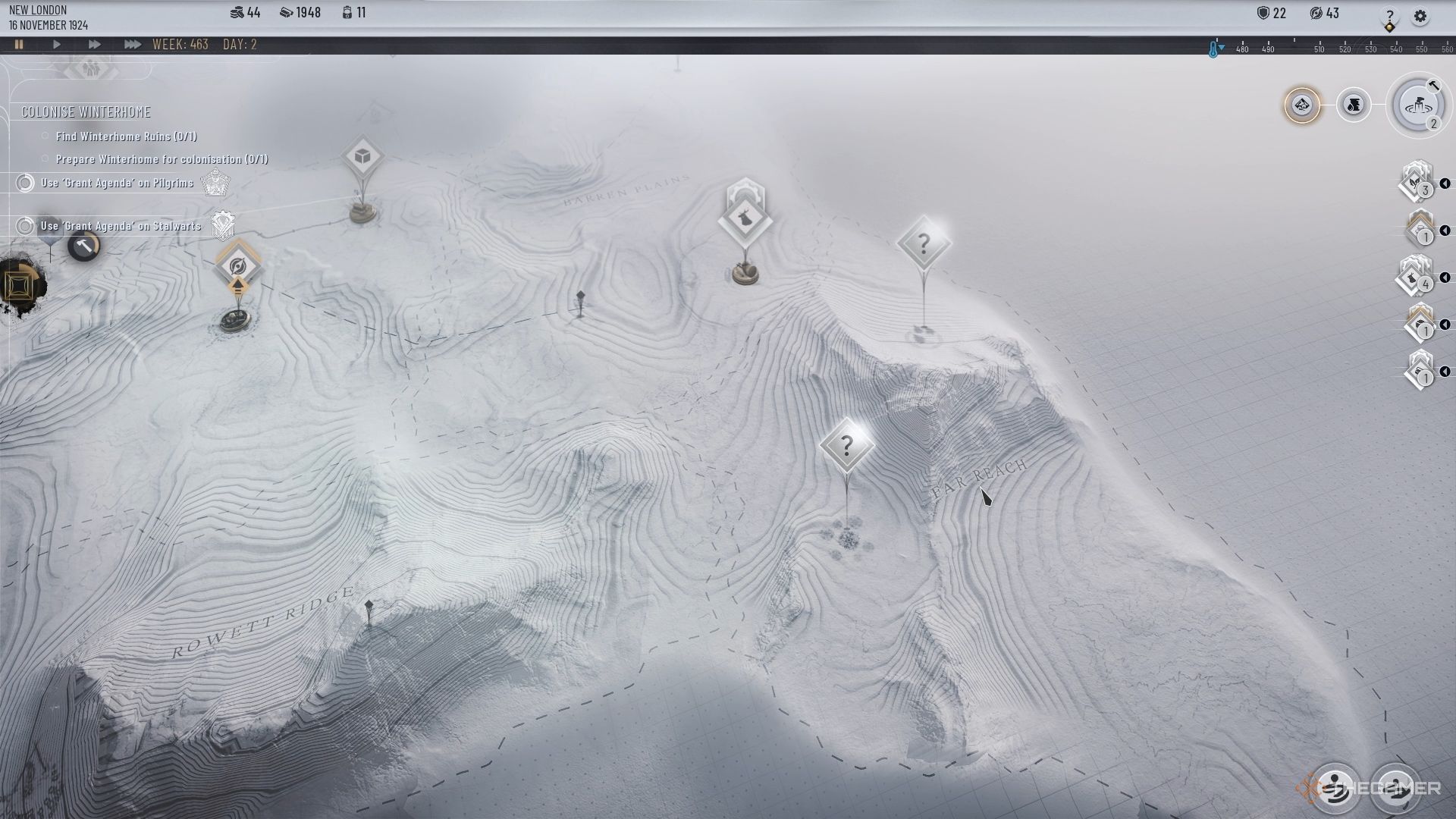 The Far Reach in Frostpunk 2&rsquo;s Frostlands.