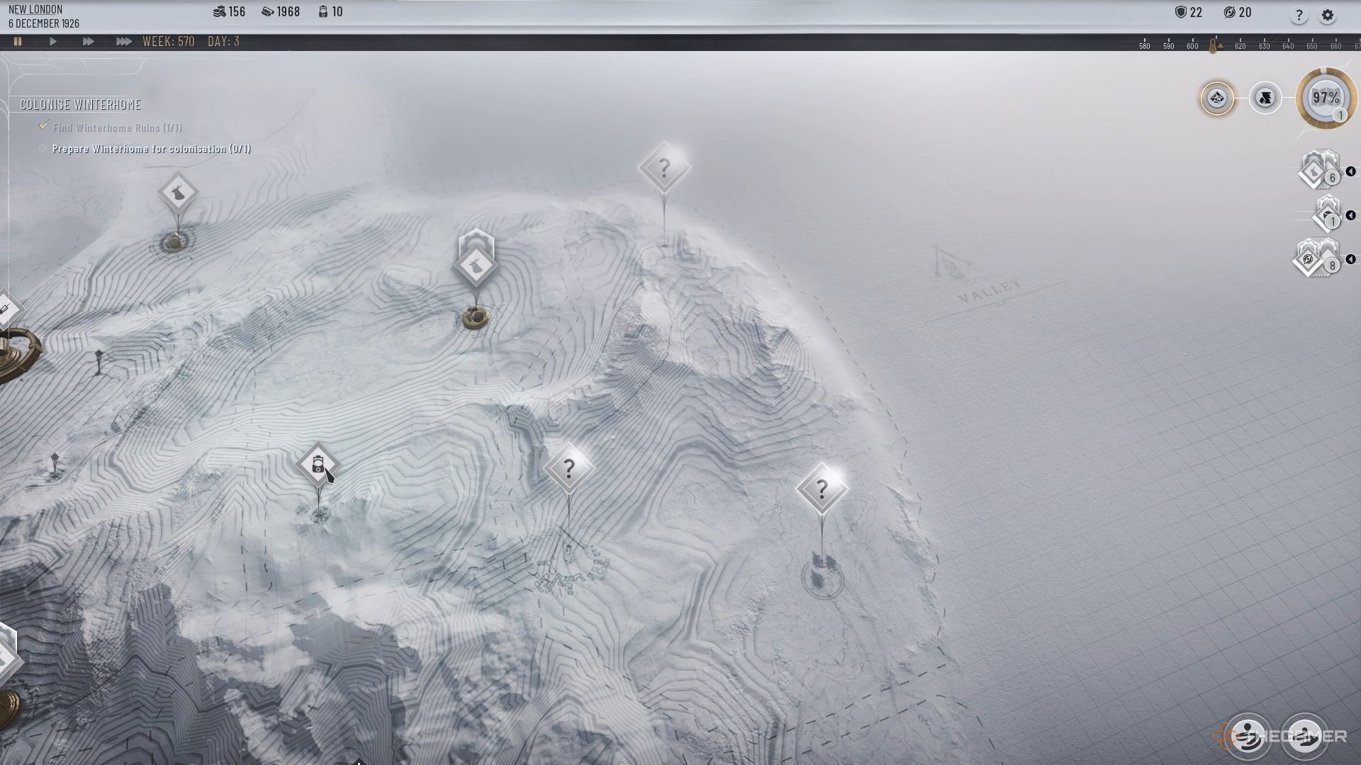 The Ghostless Wastes in Frostpunk 2&rsquo;s Frostlands.