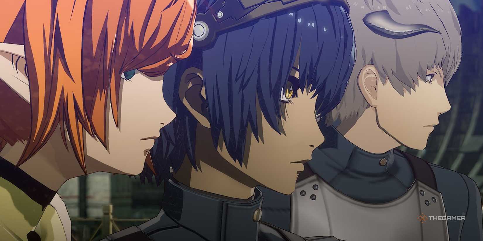 Gallica the protagonist and Strohl in Metaphor Refantazio. 