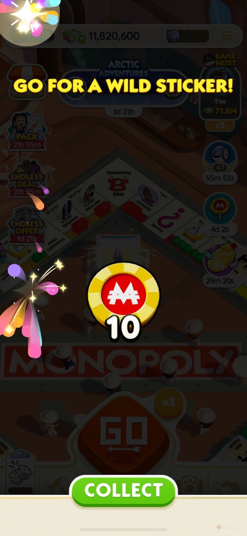 Весь сентябрь 2024 г. Призы Peg-E в Monopoly Go