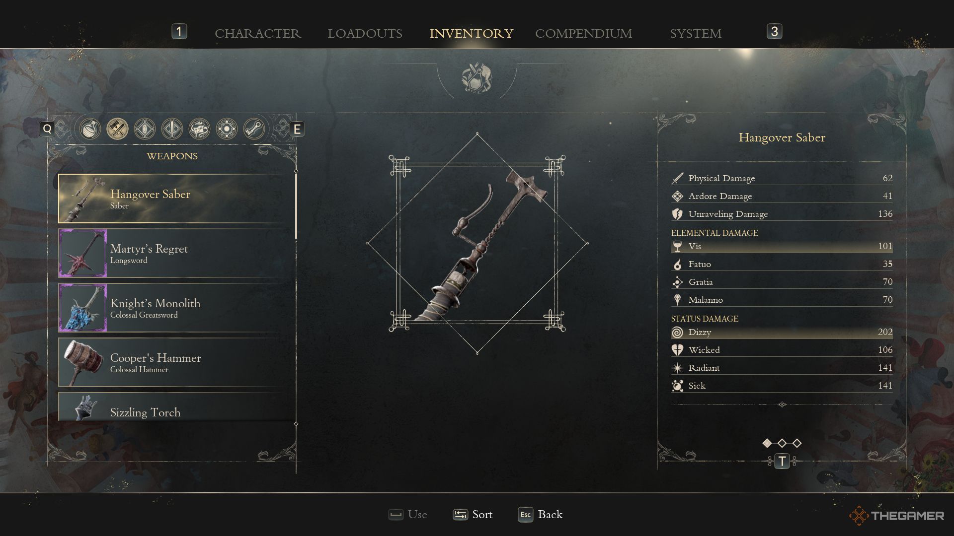 The Best Early Weapons In Enotria: The Last Song