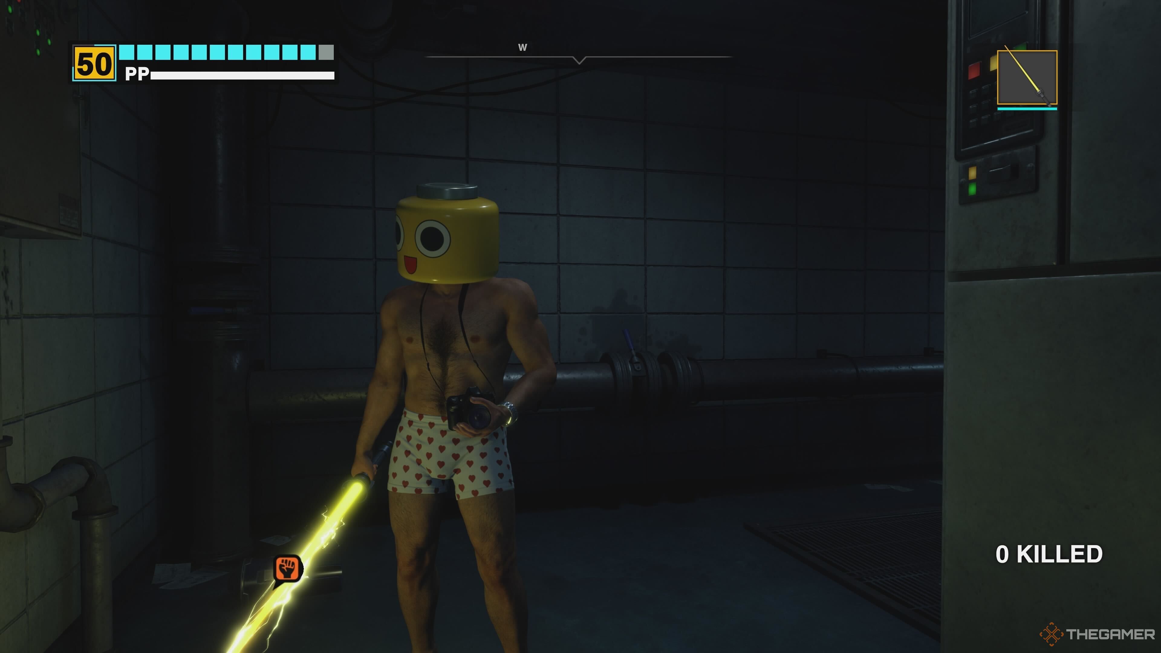 The Laser Sword در Dead Rising Deluxe Remaster.