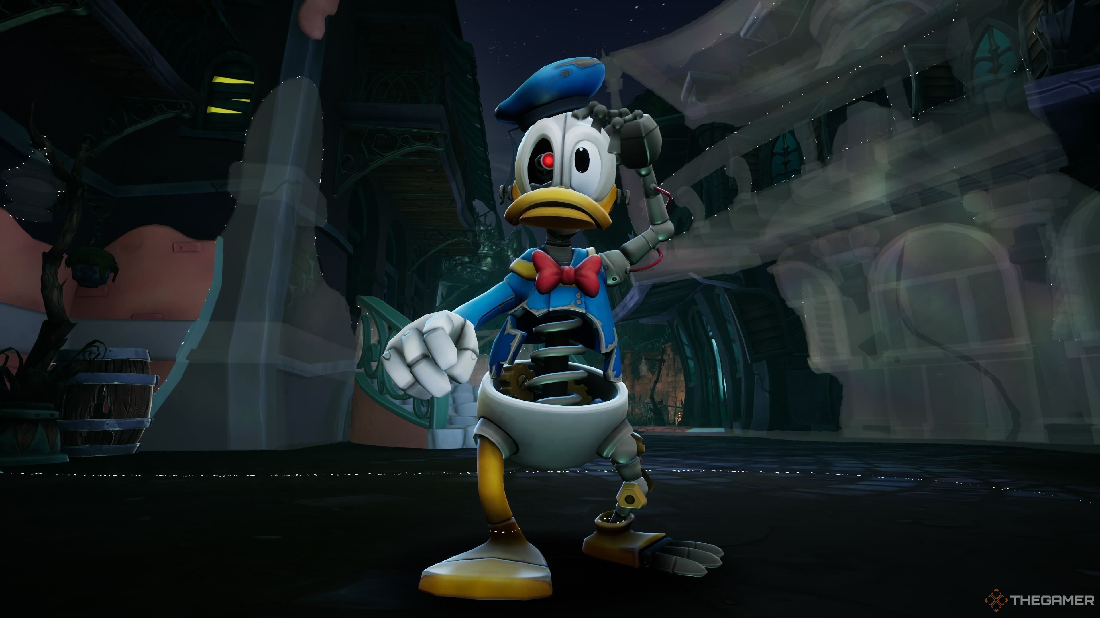 دونالد پس از کنار هم قرار گرفتن در Epic MIckey: Rebrushed.