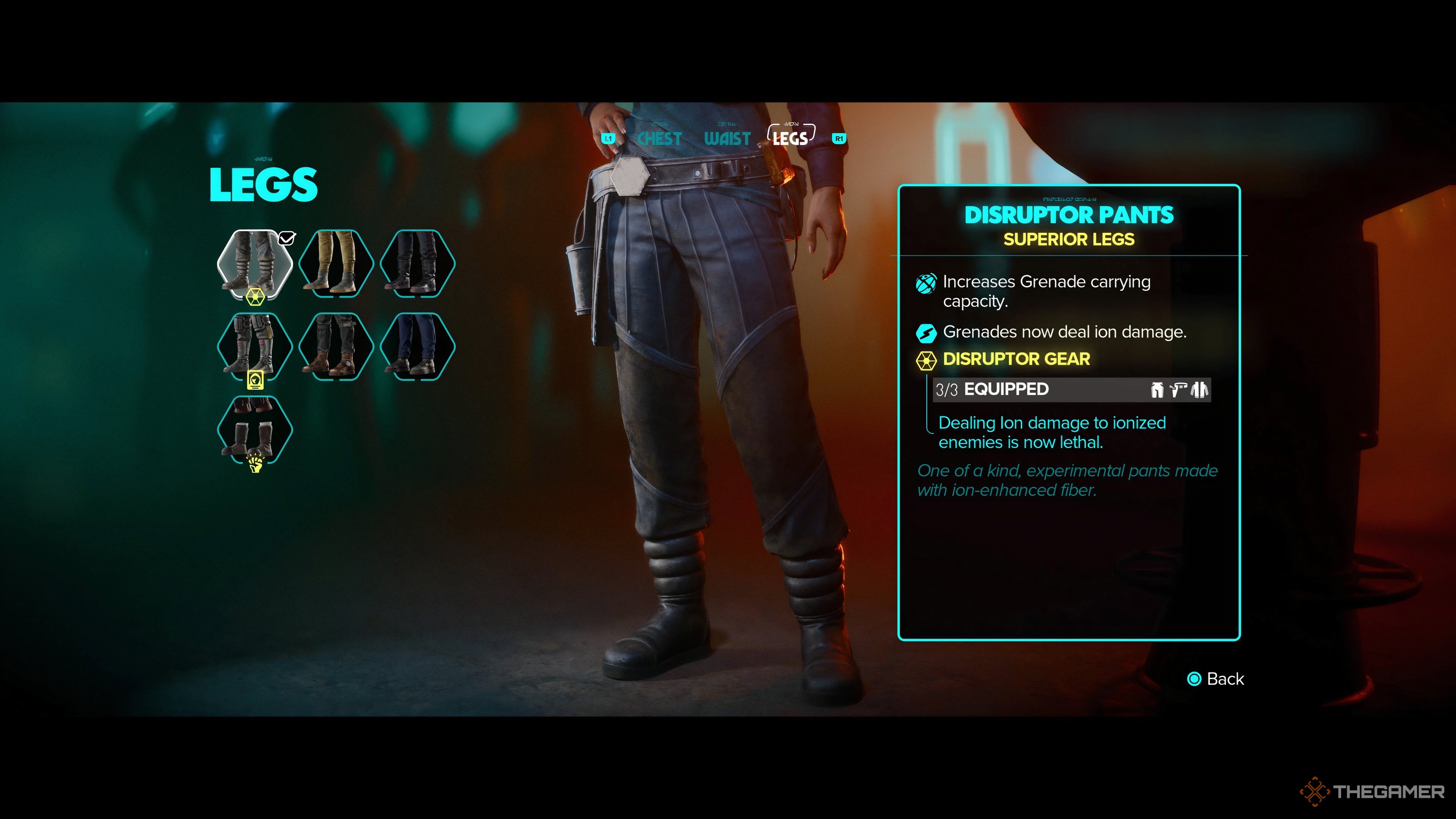 Disruptor Pants In Star Wars Outlaws.