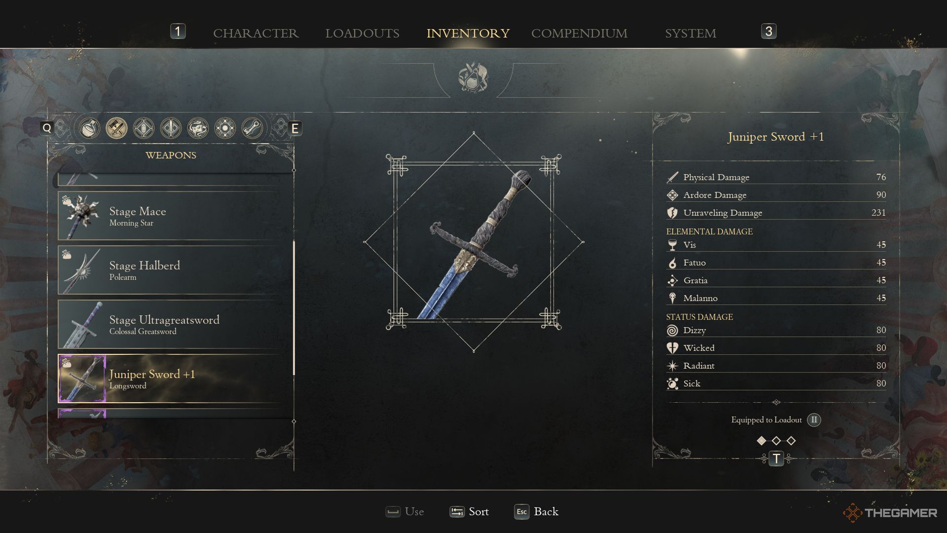 The Best Early Weapons In Enotria: The Last Song