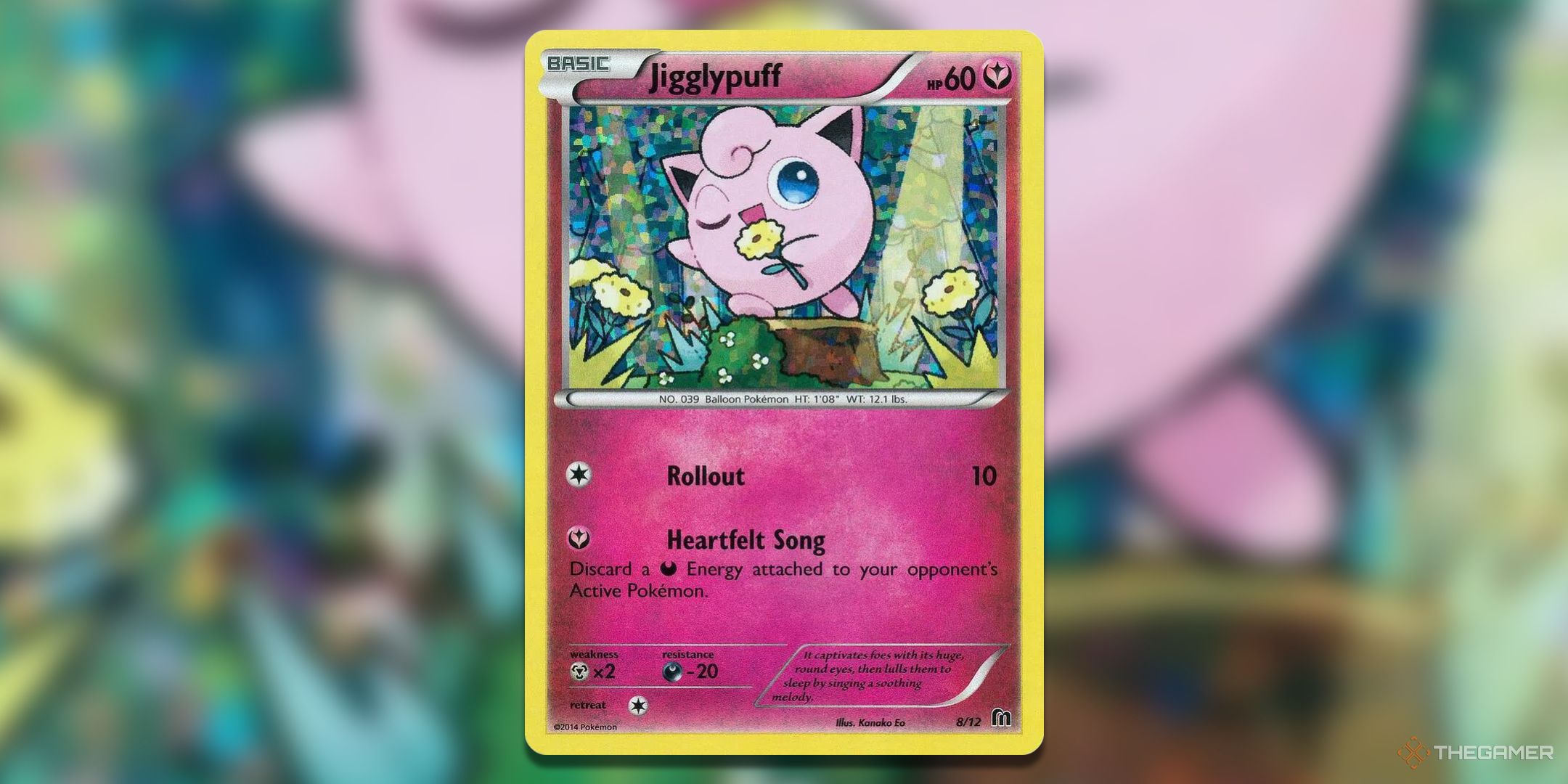 Mcdonalds Jigglypuff Pokemon TCG Card Art.