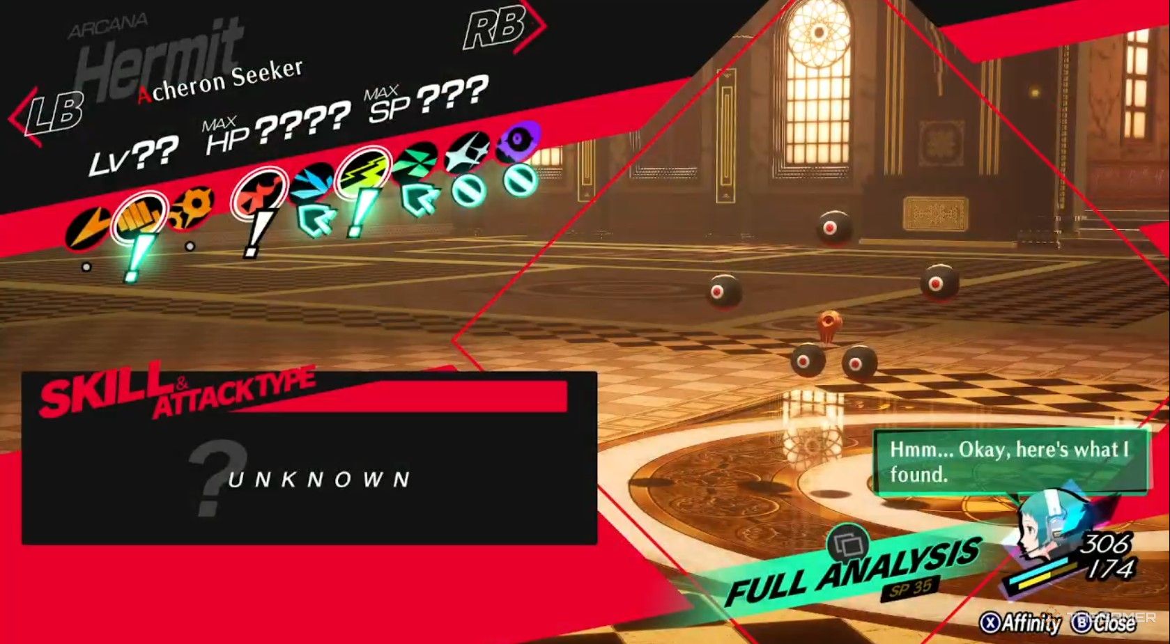 Persona 3 Reload Episode Aigis Acheron Seeker weakness.