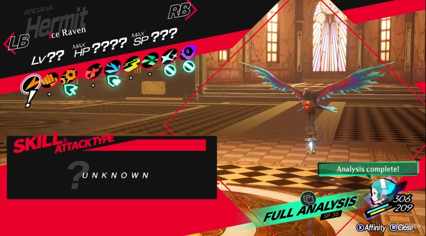 Persona 3 Reload Episode Aigis Ice Raven weakness.