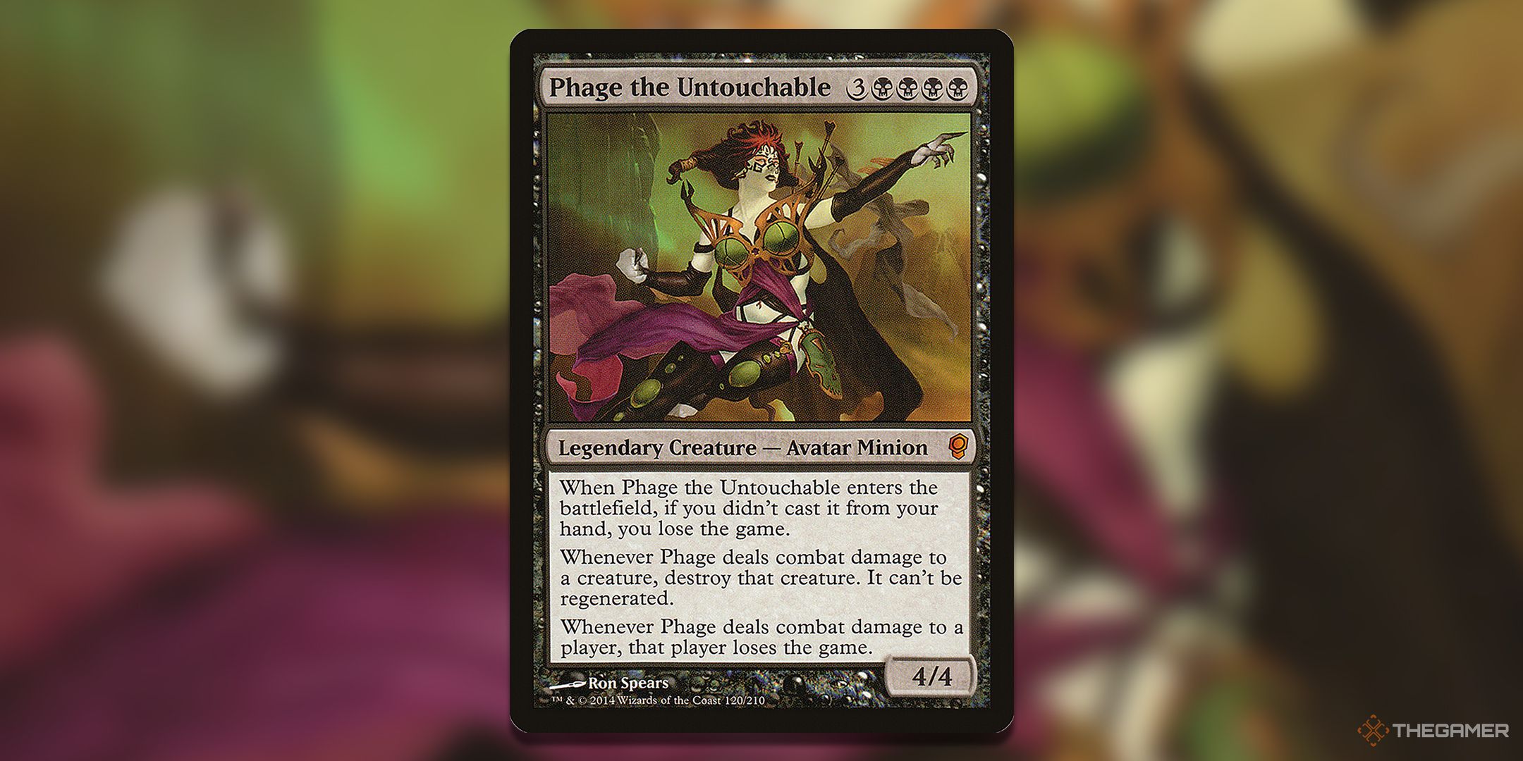 The Phage the Untouchable card, from Conspiracy.