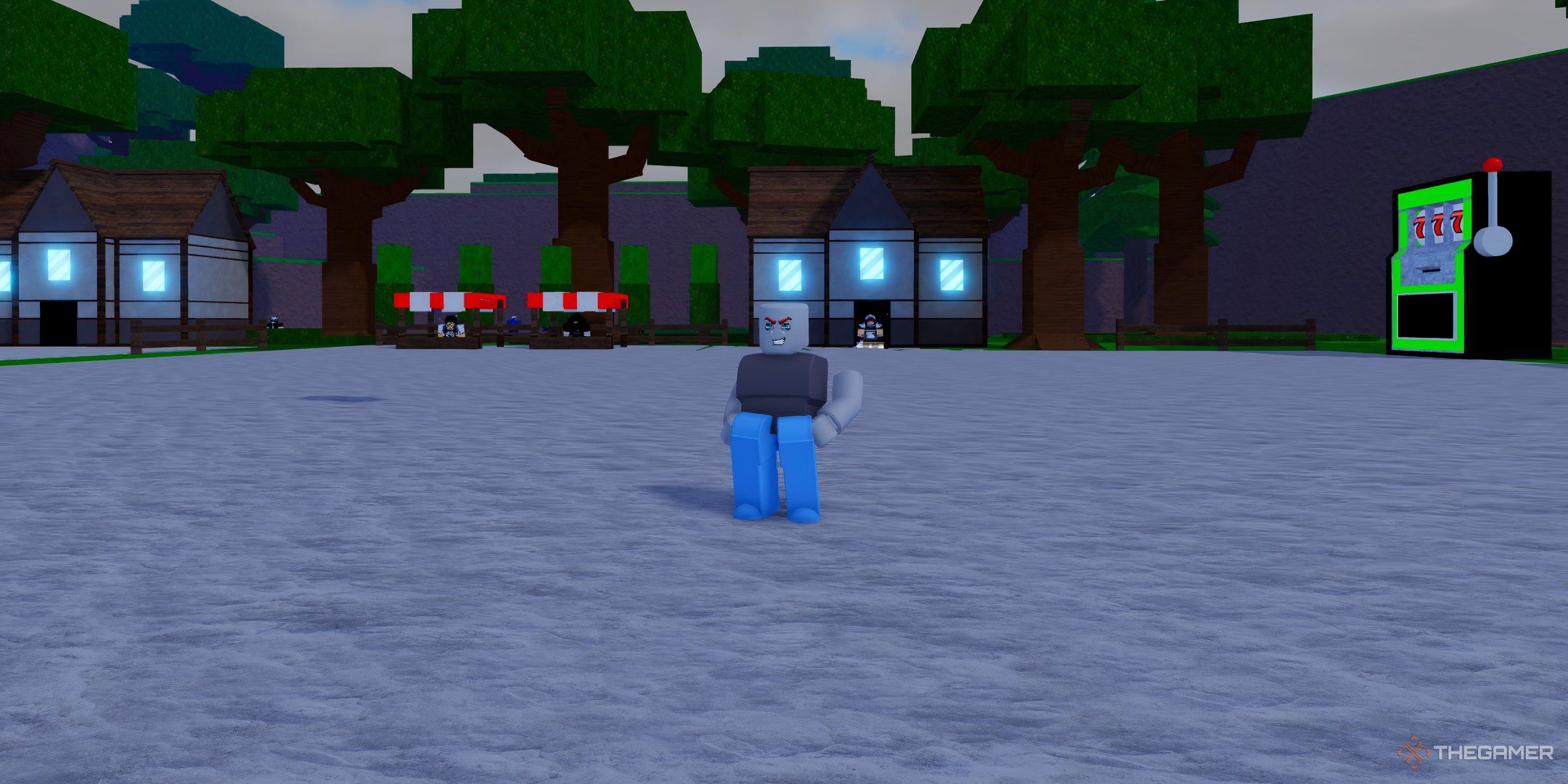 a player in Sakura Piece on Roblox