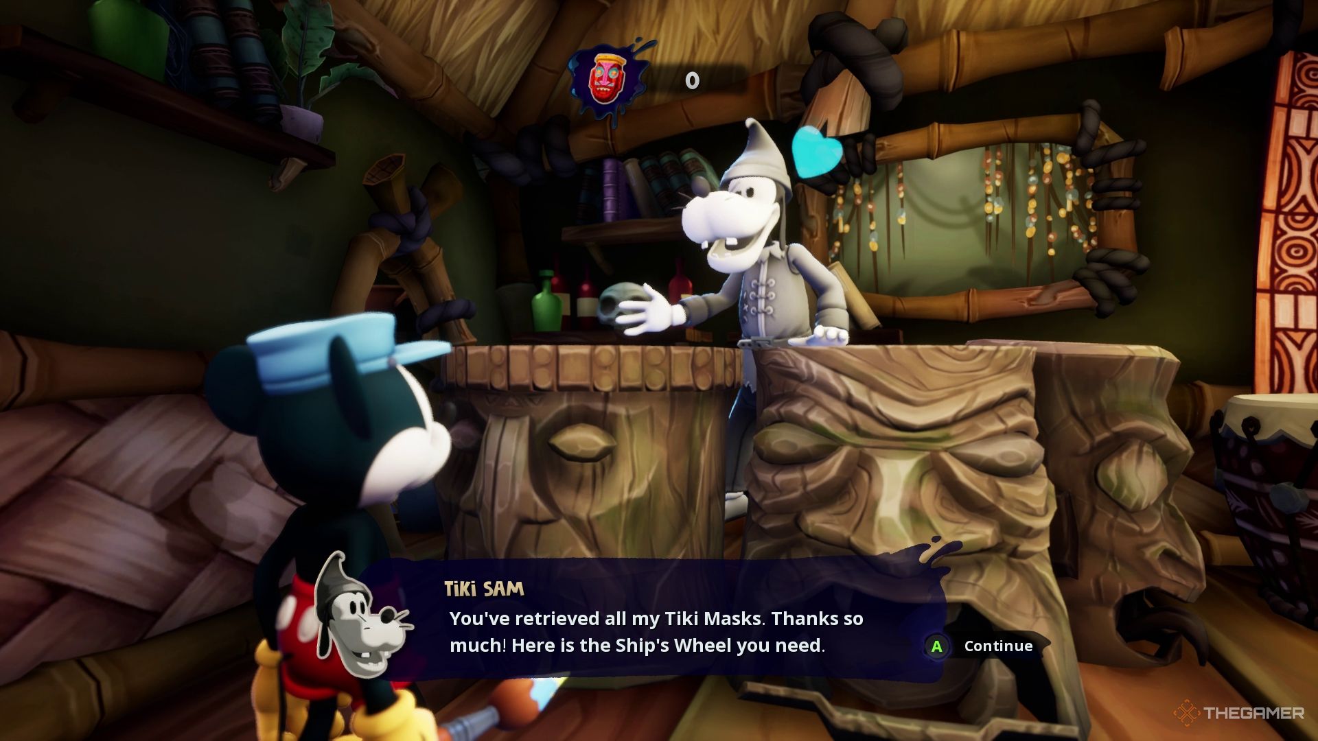 Все местоположения масок Тики Сэма в Disney Epic Mickey: Rebrushed