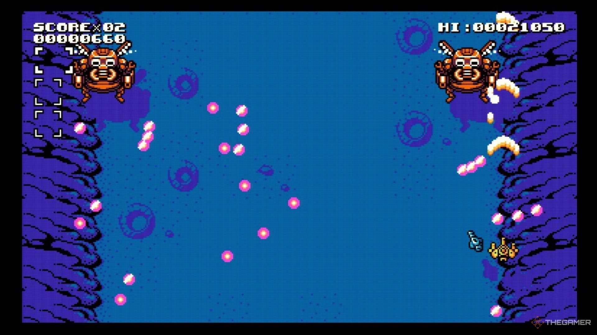 UFO 50. Star Waspir. First stage boss.