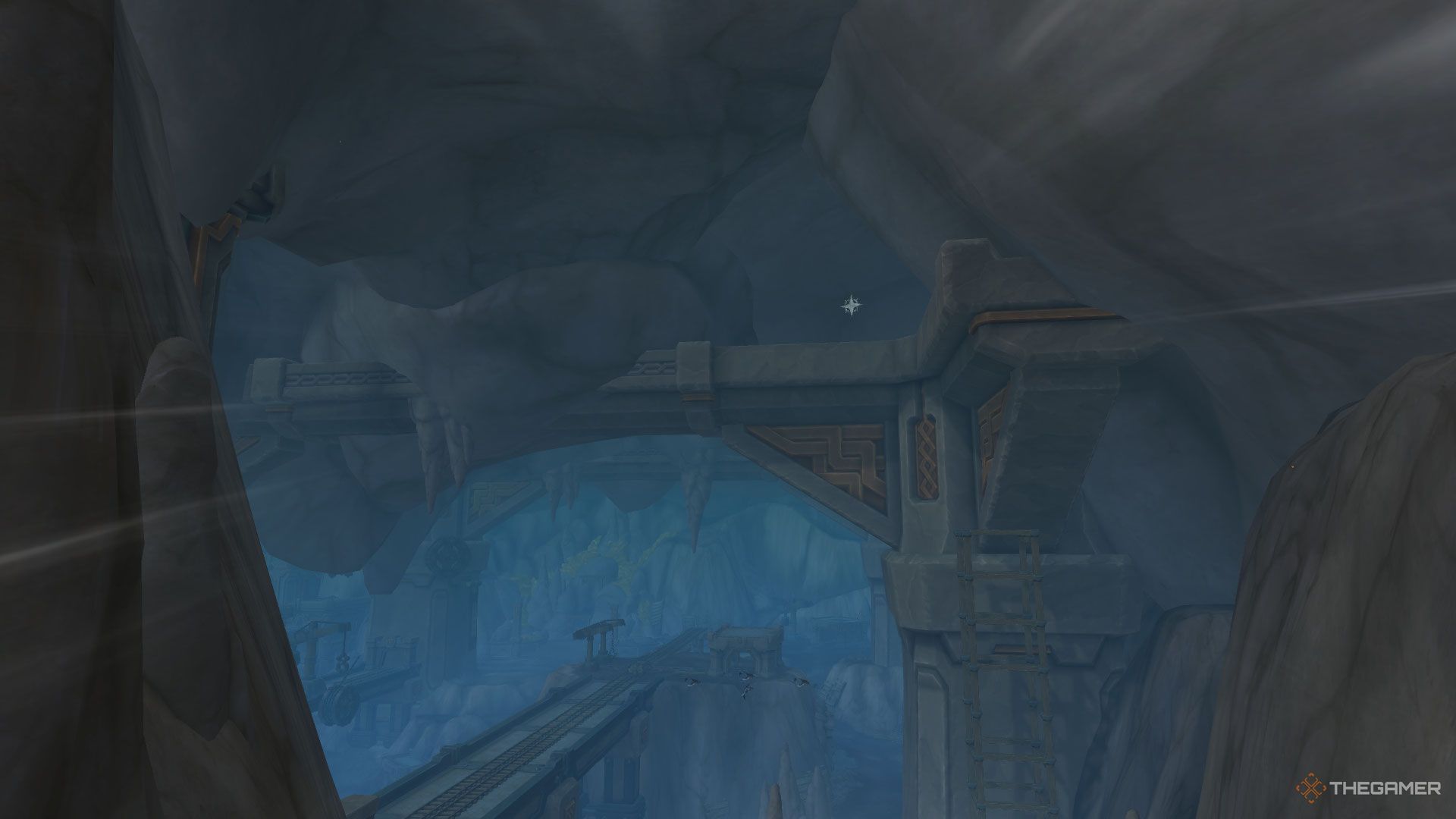 Taelloch Mine glyph location in The Ringing Deeps in World Of Warcraft: The War Within.