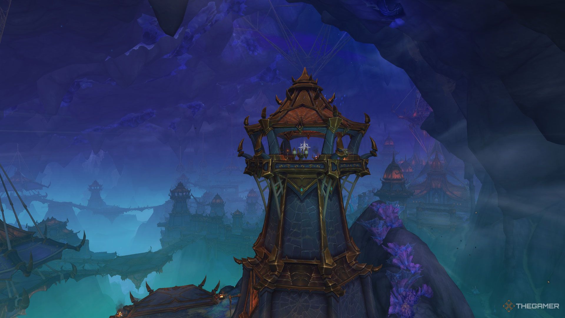 Eye of Ansurek glyph location in Azj-Kahet in Khaz Algar, World Of Warcraft: The War Within