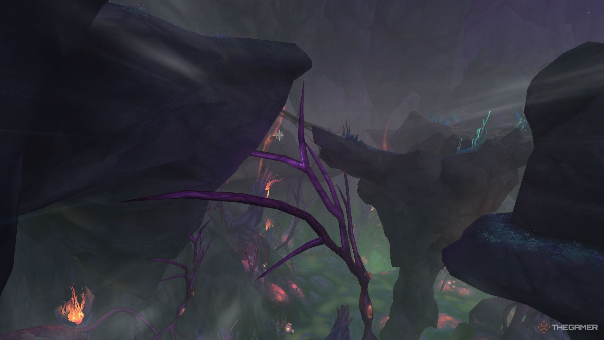 The Maddening Deep glyph in Azj-Kahet in Khaz Algar, World Of Warcraft: The War Within.