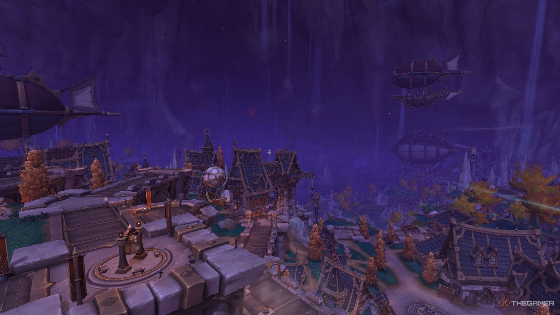 Mereldar glyph location in Hallowfall in Khaz Algar, World Of Warcraft: The War Within.