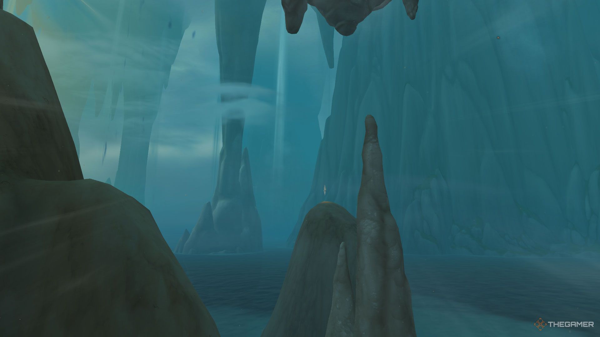 Bleak Sand glyph location in Hallowfall in Khaz Algar, World Of Warcraft: The War Within.