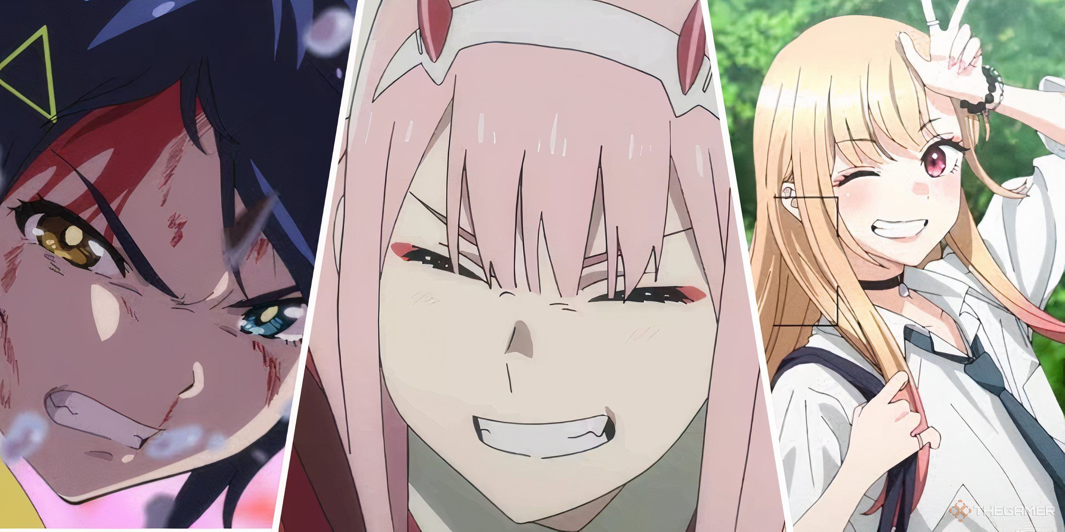 Ohto Ai, Zero Two, and Marin Kitagawa.