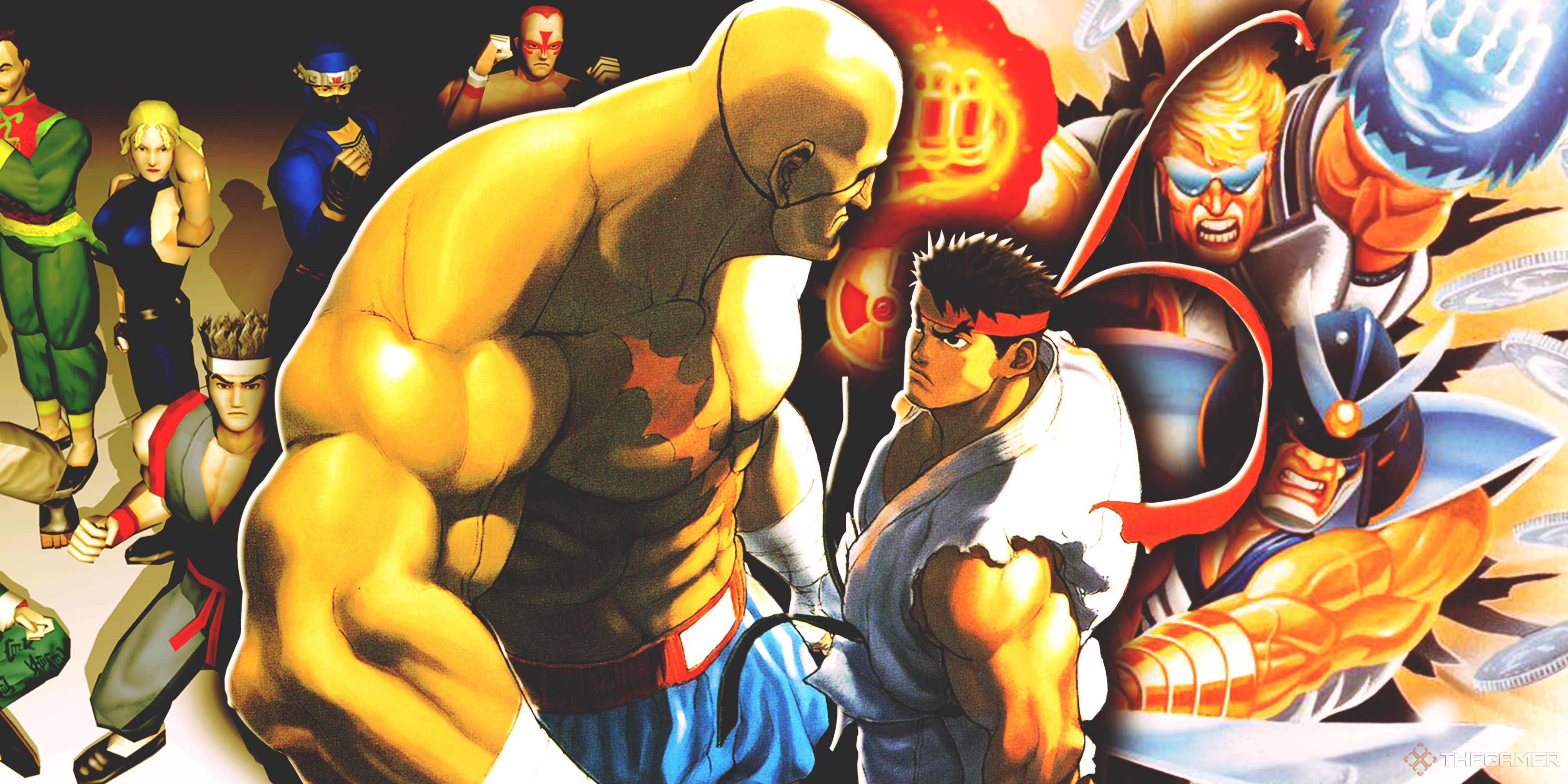 Street Fighter EX2, Superior Soldiers and Virtua Fighter 2.