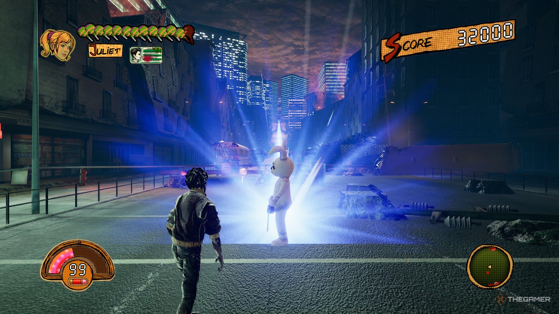 While facing the final boss, you will find it on the left side of the area.