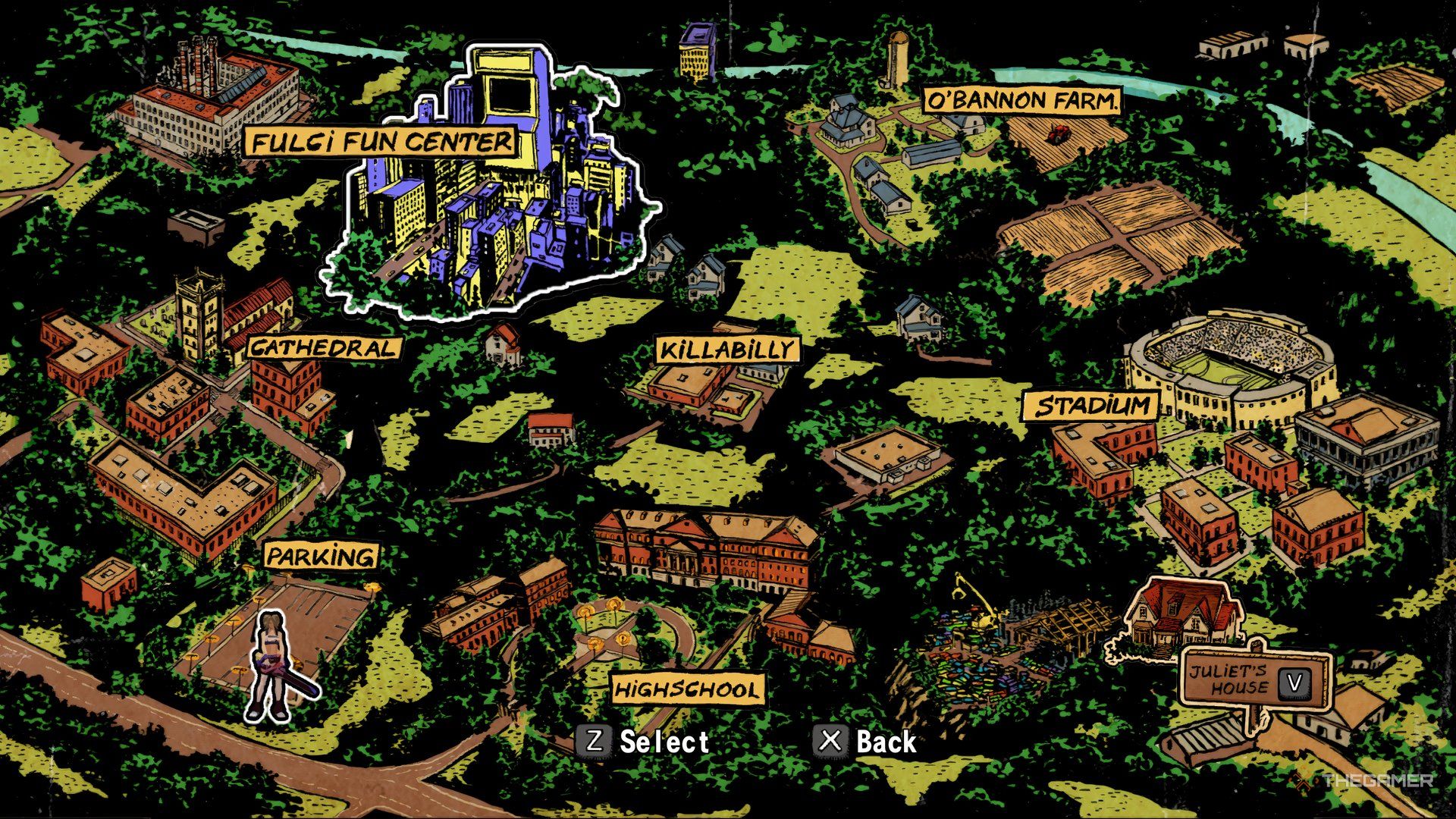 Fulci Fun Center. This is where Stage 4 takes place, allowing you to collect a bunch of Golden Lollipop Wrappers.