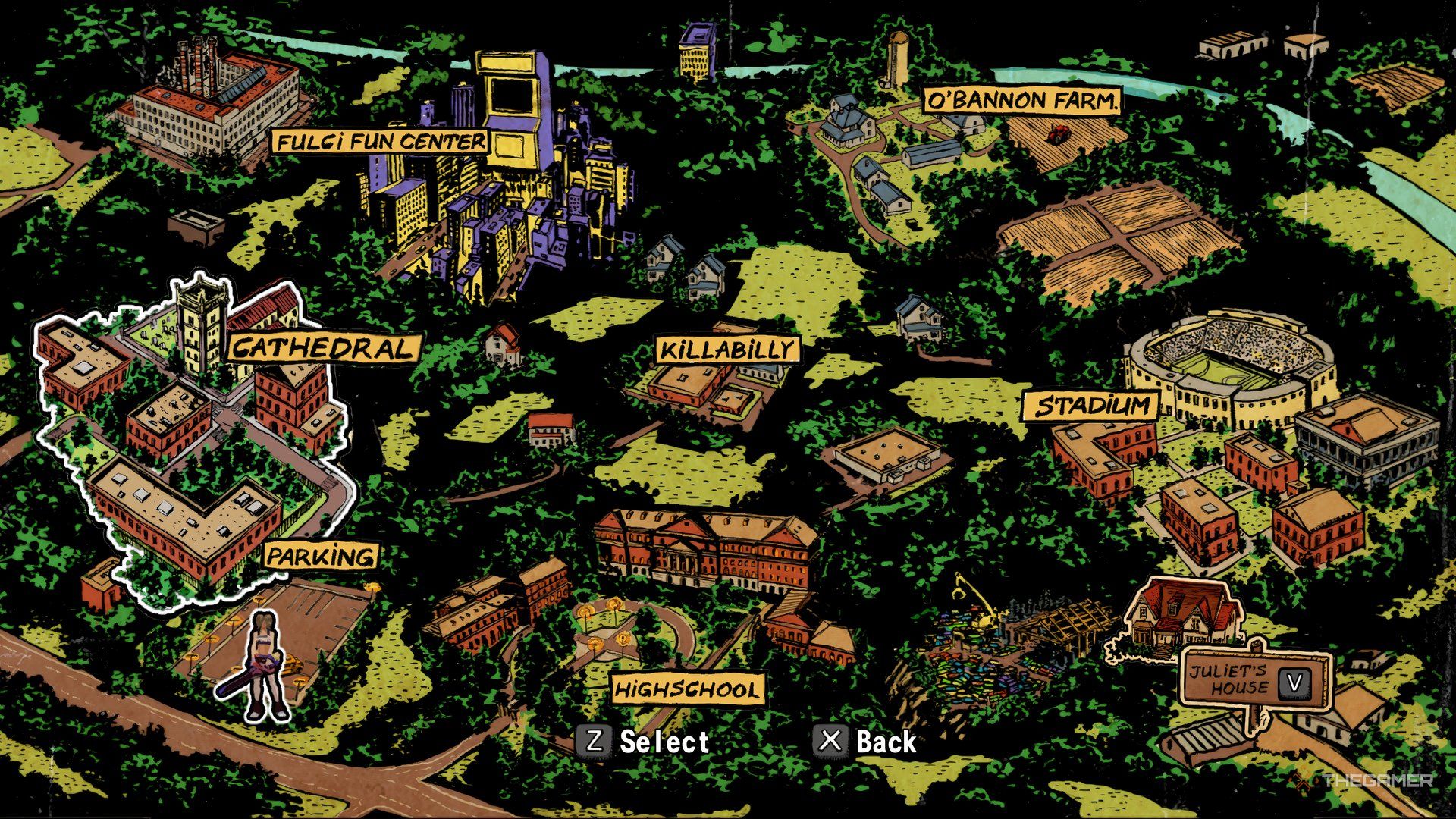 Cathedral where the second to last stage takes place in Lollipop Chainsaw RePOP.