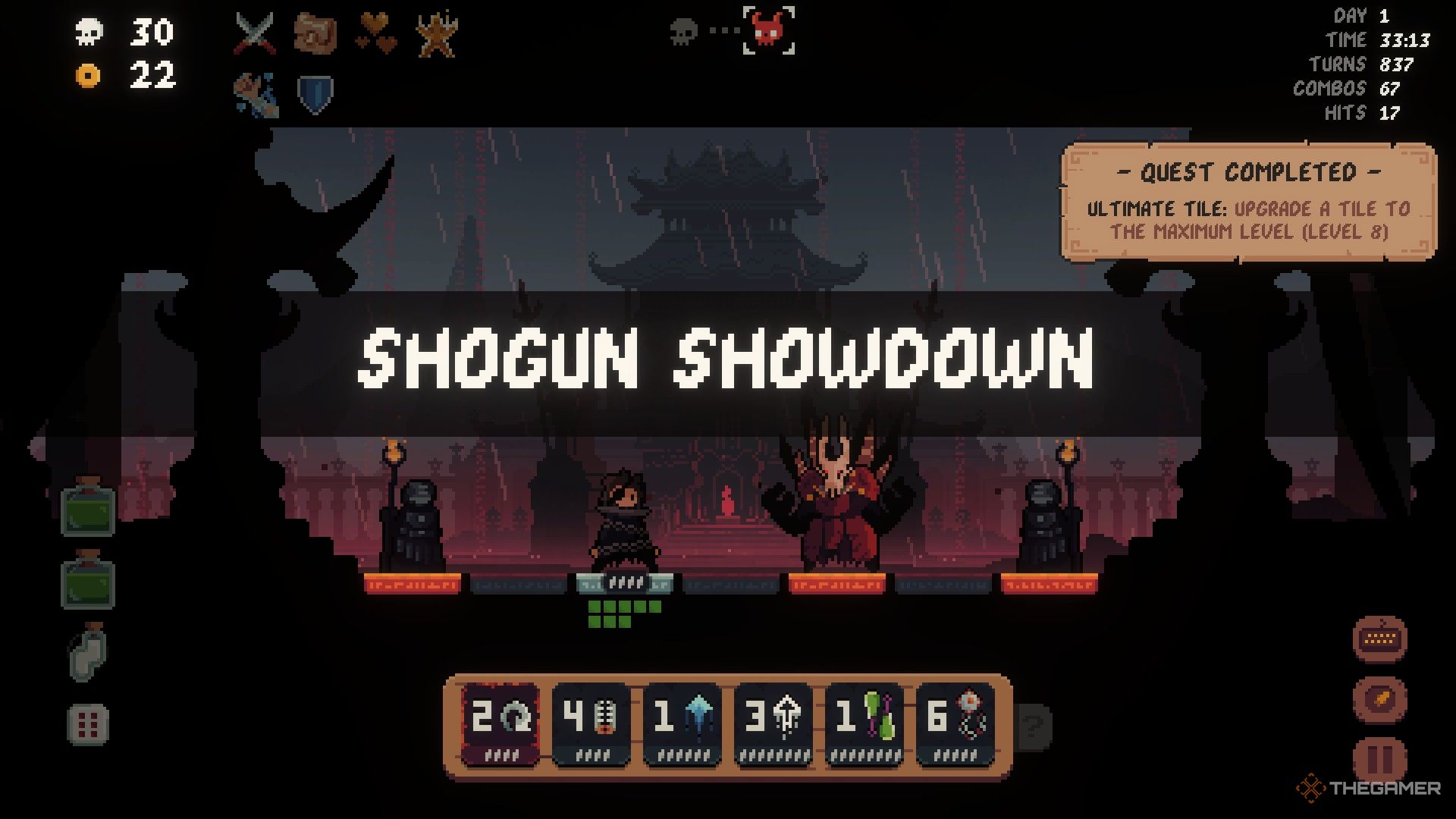 Как играть за героя Chain Master в Shogun Showdown