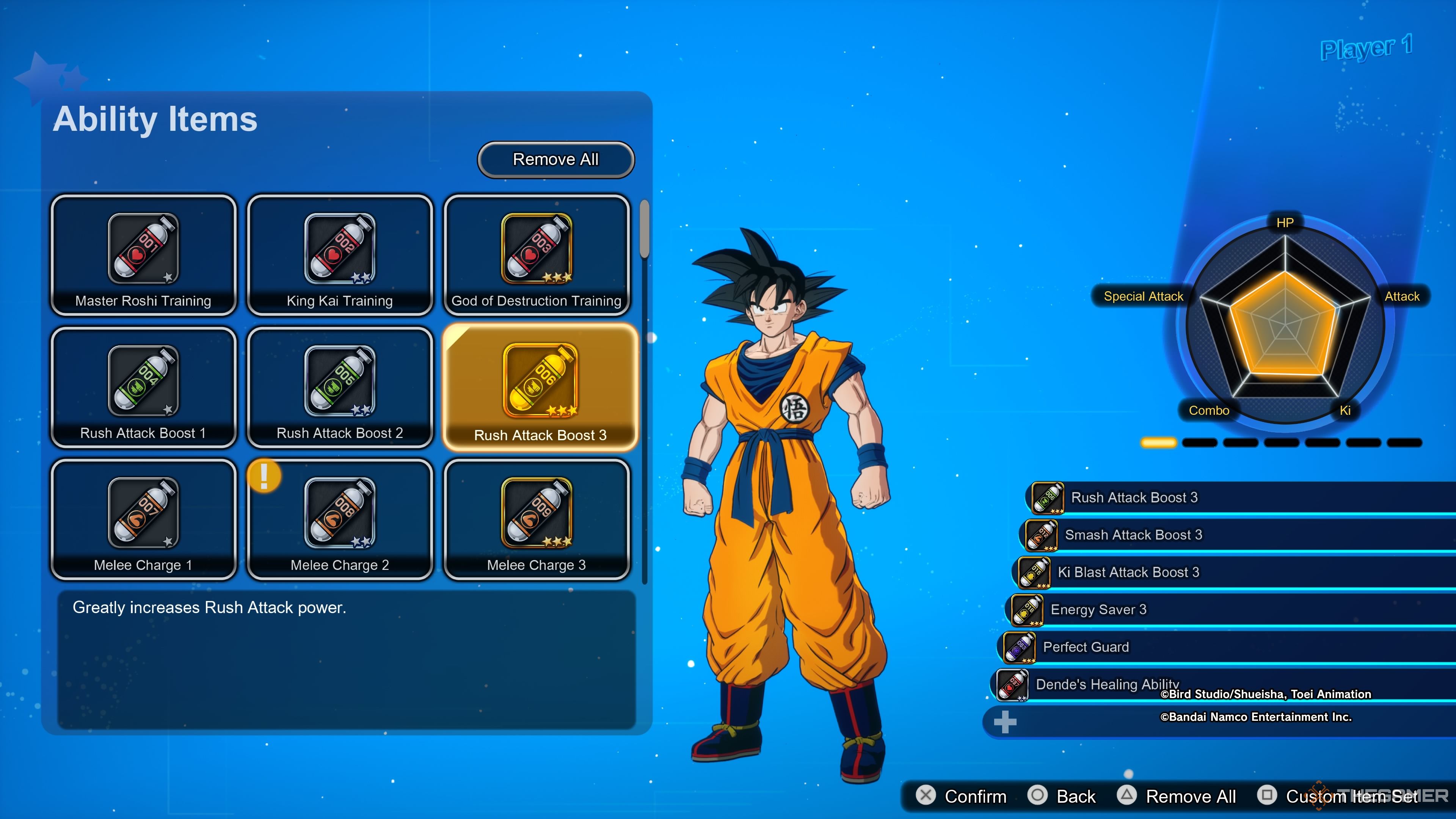 All The Ability Items And Their Effects In Dragon Ball: Sparking Zero