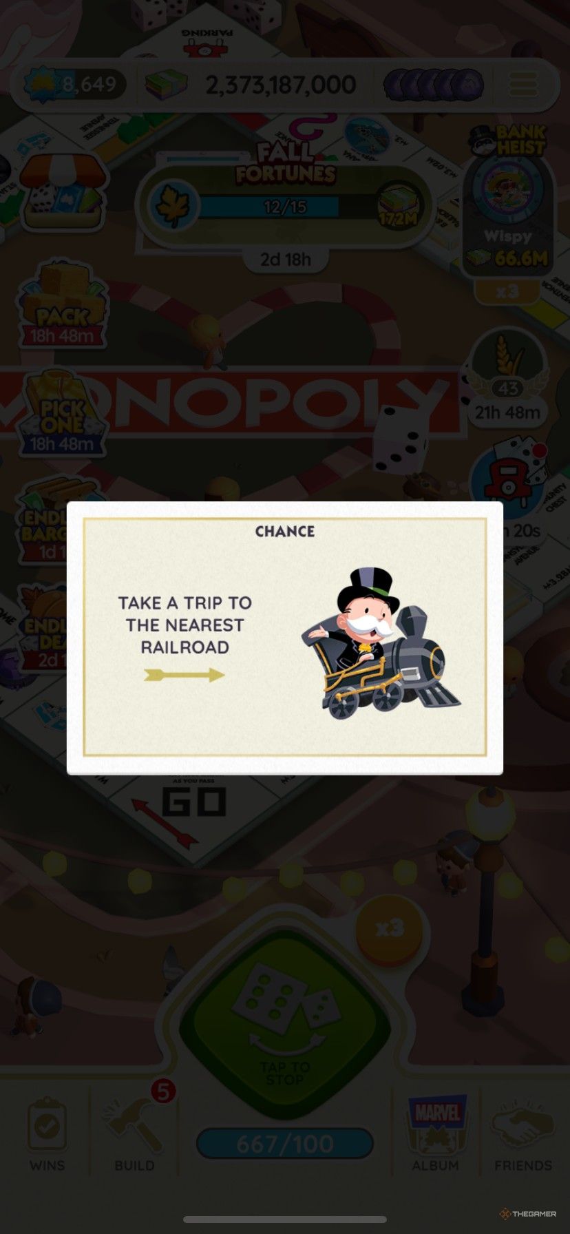 Все награды Fall Fortunes (13–16 октября) в Monopoly Go