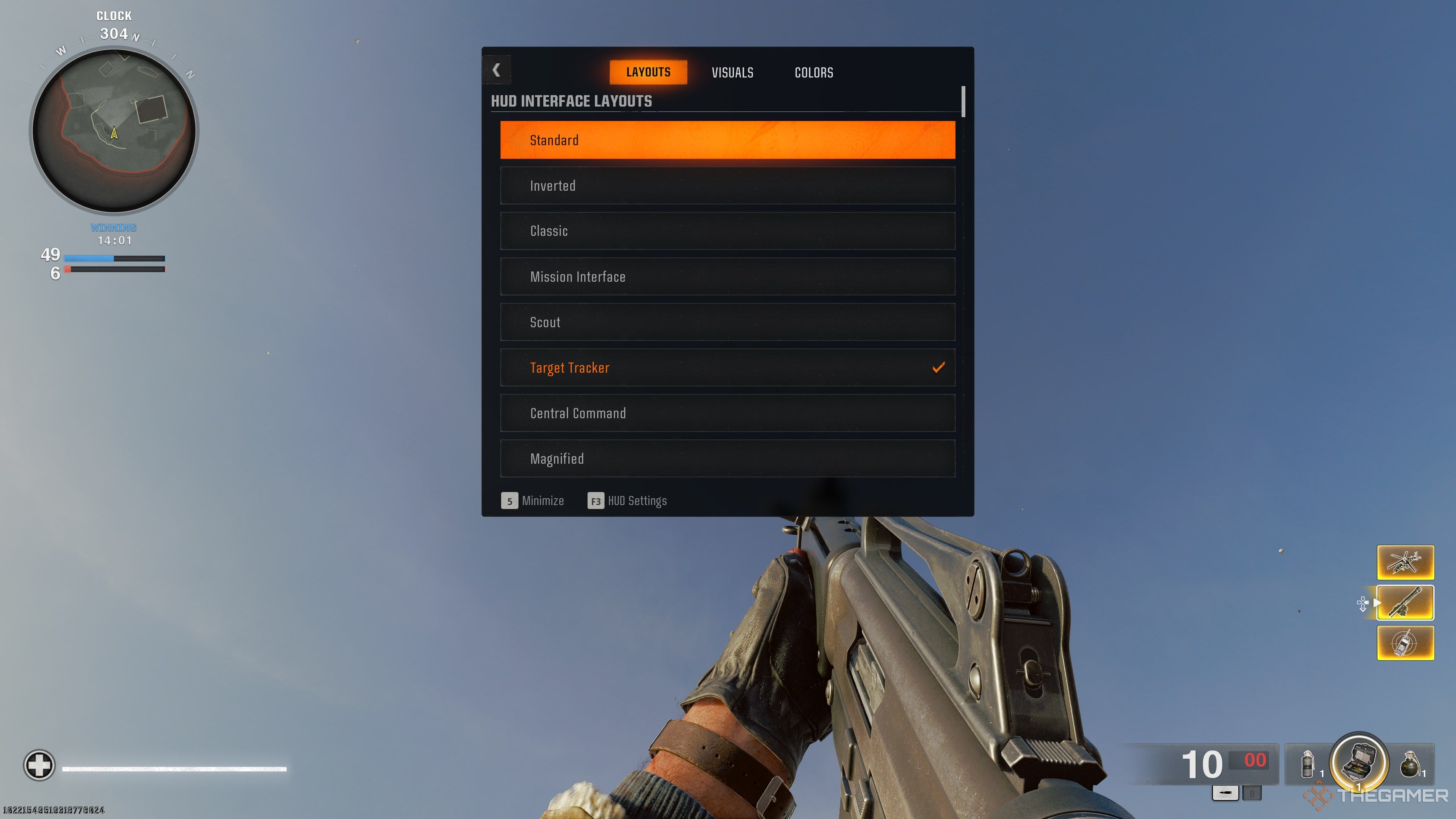 Black Ops 6 Selecting HUD Layouts In Game