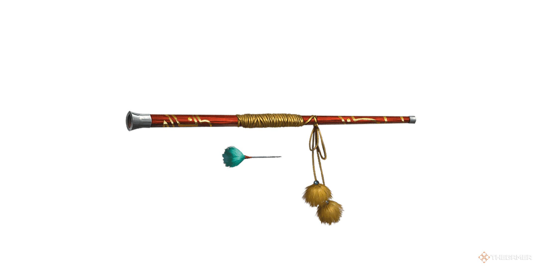 a blowgun from Dungeons & Dragons.
