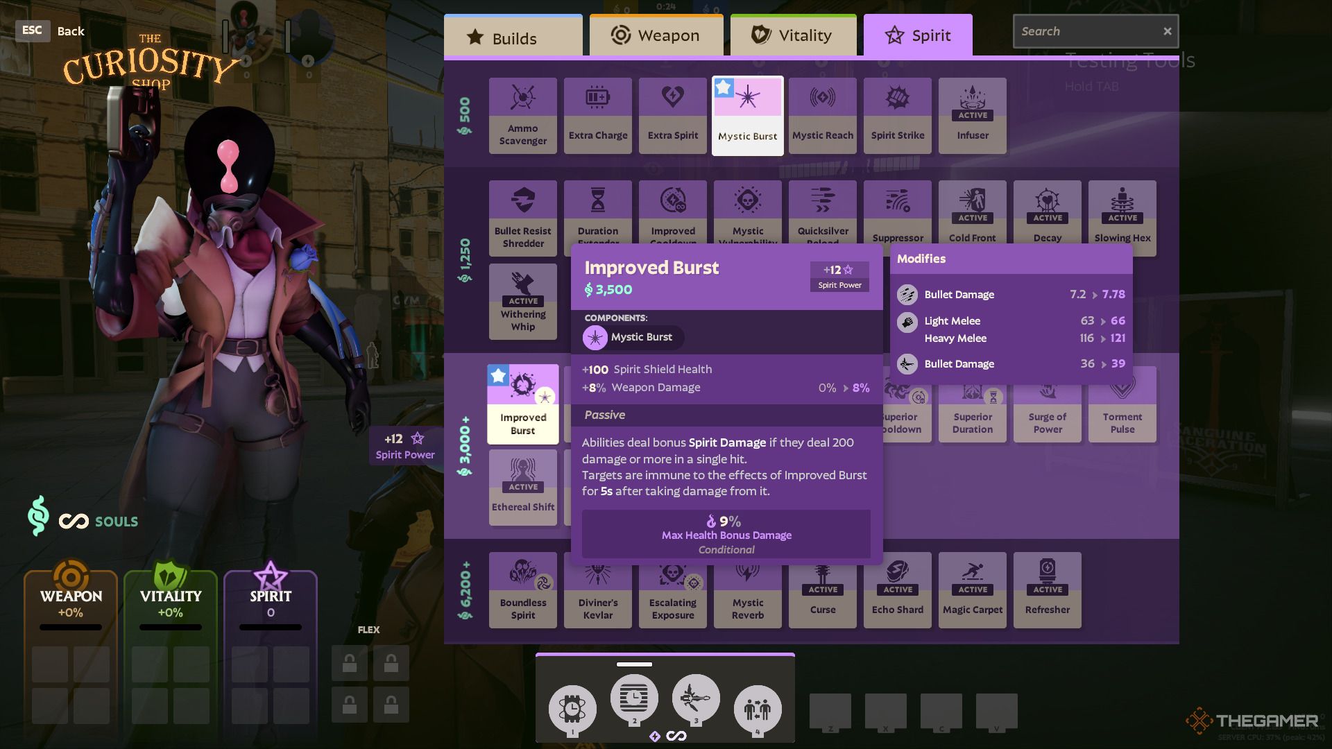 Buying items for Paradox in Deadlock.