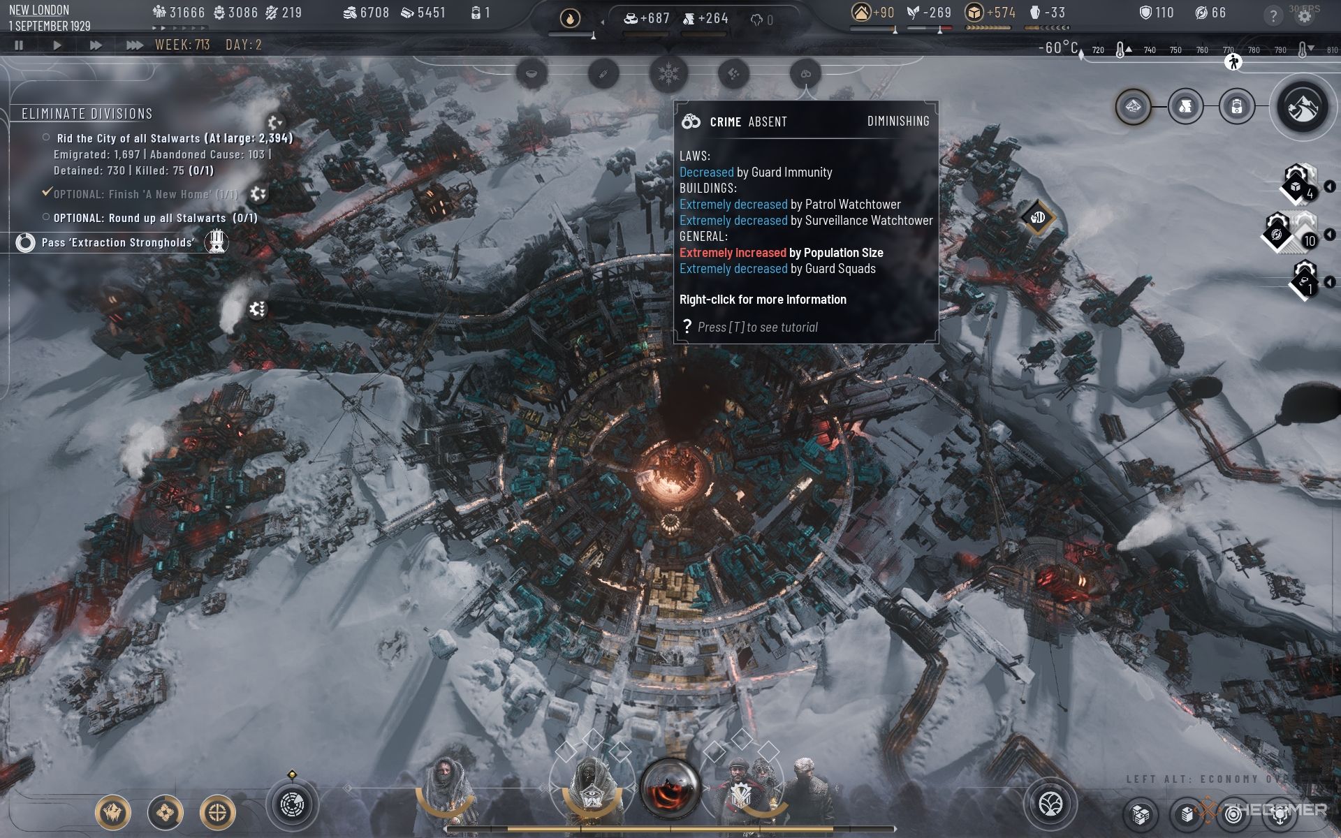 Как снизить преступность в Frostpunk 2