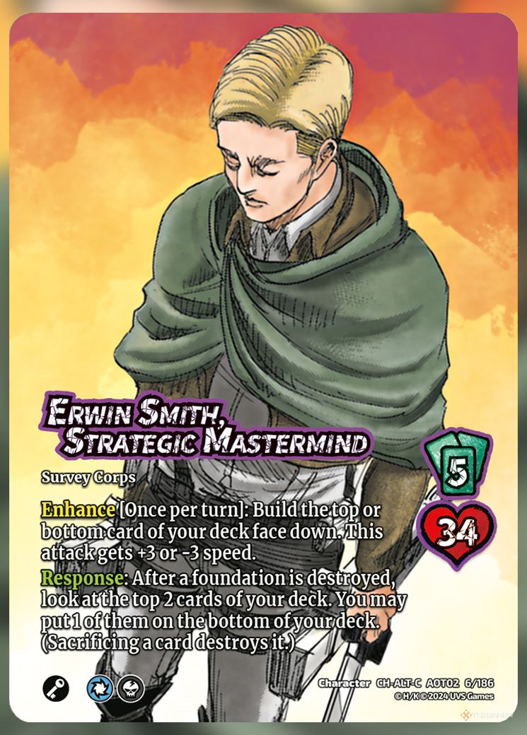 Erwin Smith, Strategic Maastermind