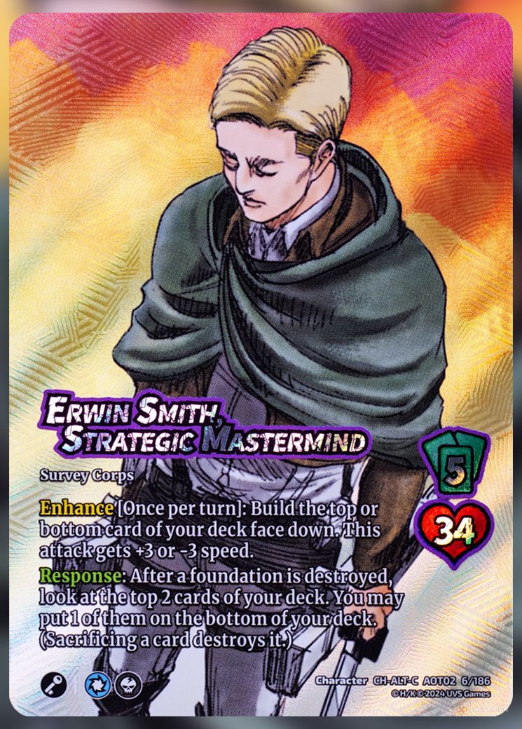 Erwin Smith, Strategic Mastermind Textured Foil