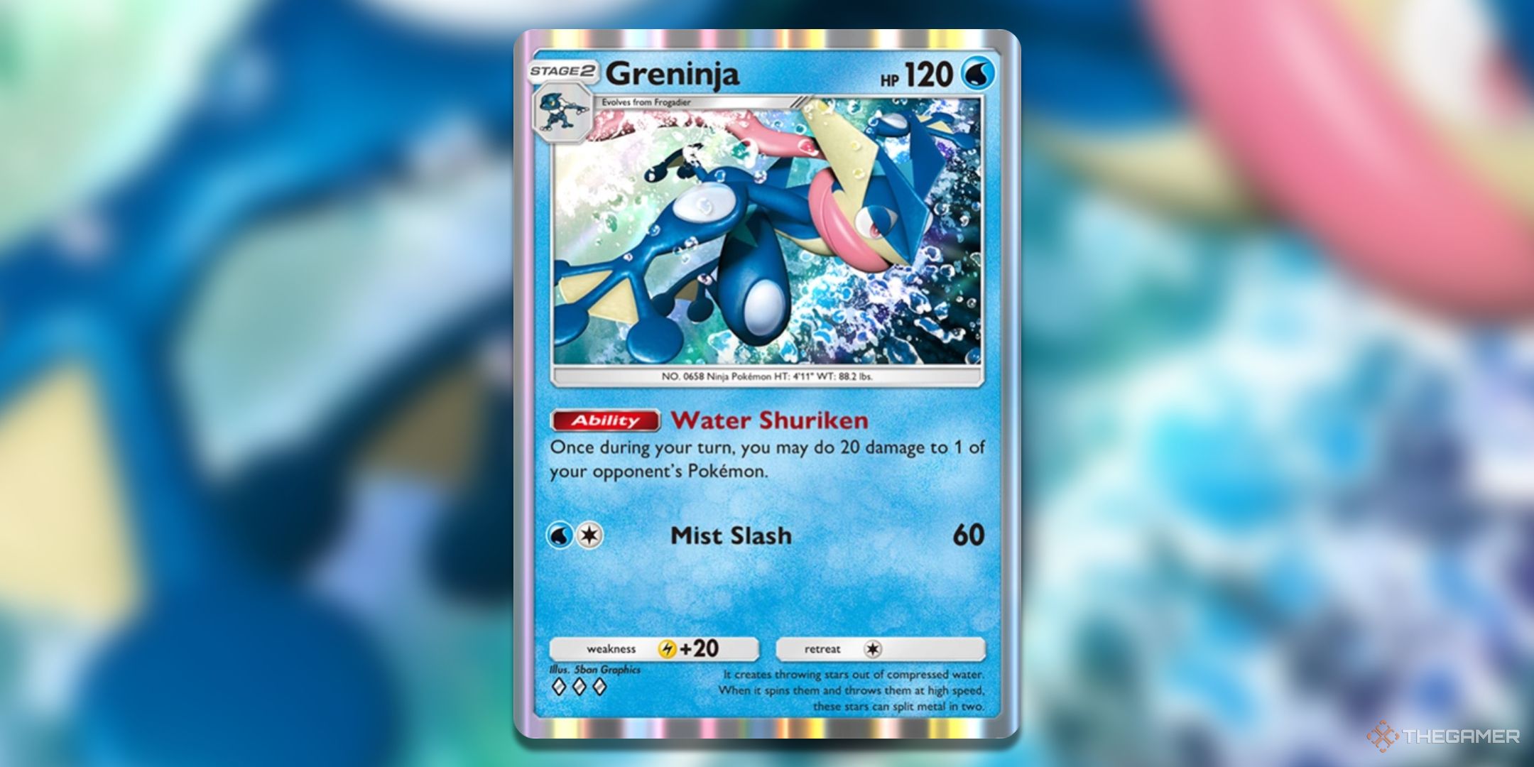 Greninja Pokemon TCG Pocket Card Art.-1