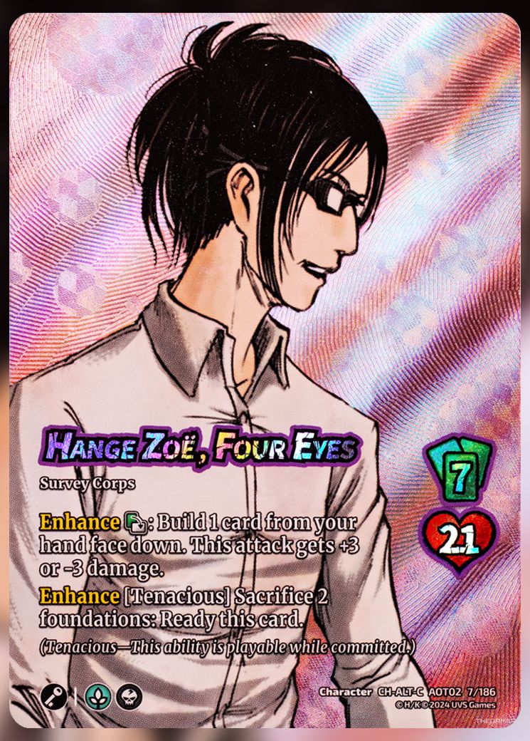 Hange Zoe, Four Eyes Textured Foil