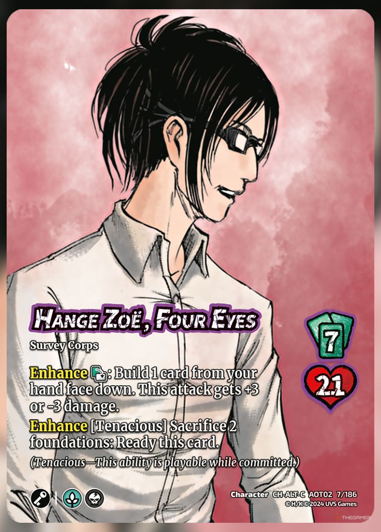 Hange Zoe, Four Eyes