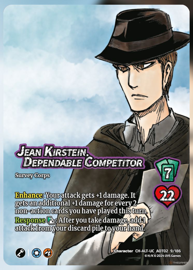 Jean Kirstein, Dependable Competitor