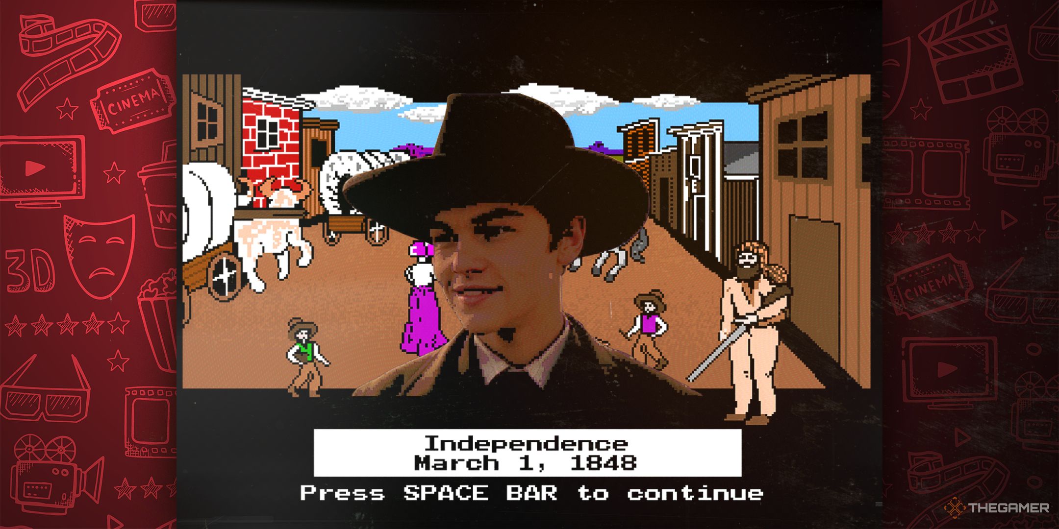 The Oregon Trail with Leonardo DiCaprio.