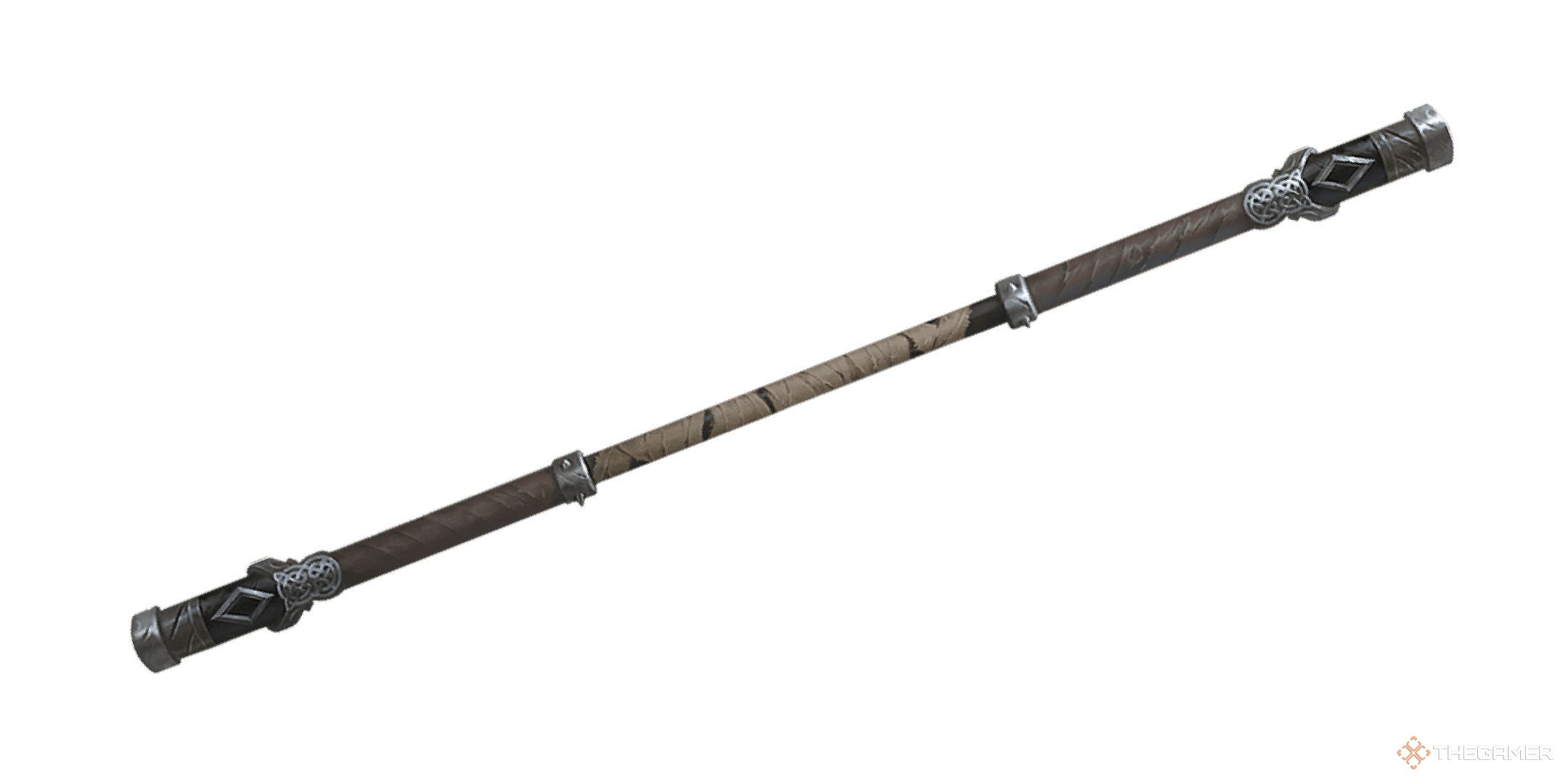 A quarterstaff from Dungeons & Dragons.