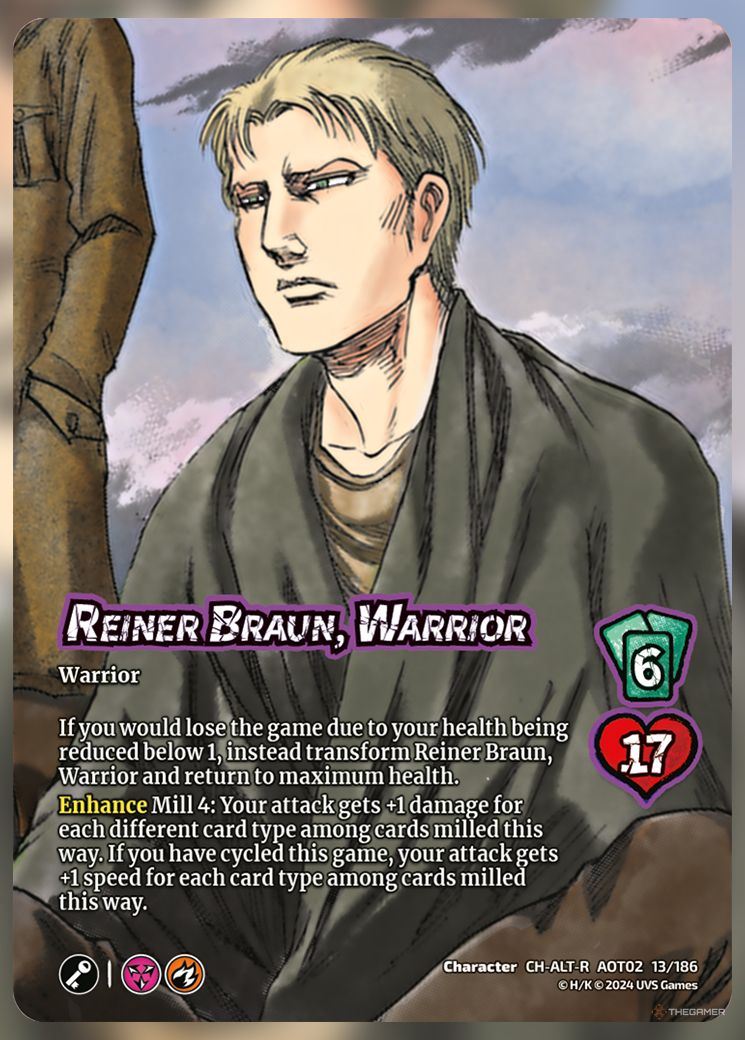 Reiner Braun, Warrior