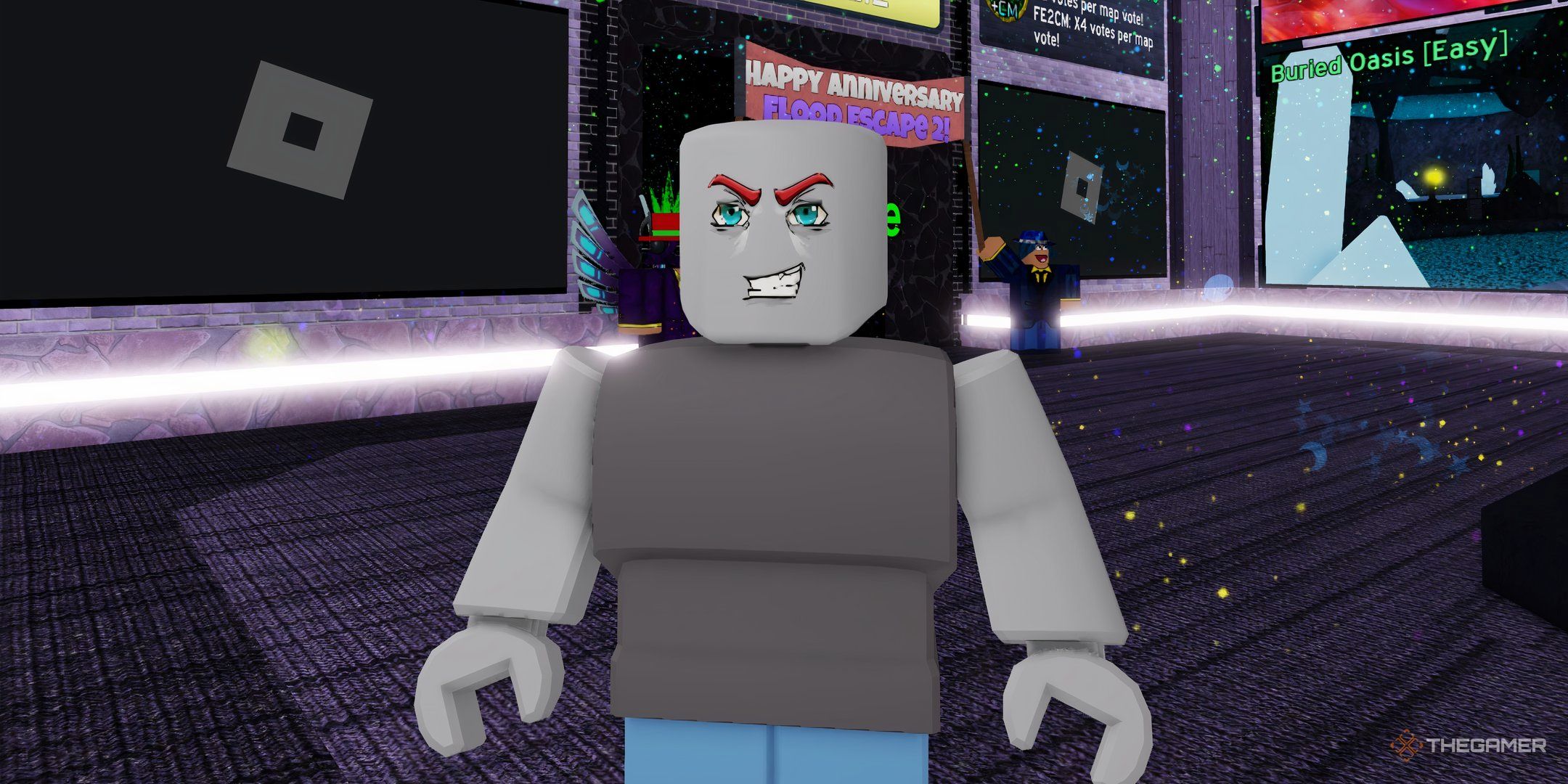 a player in FLOOD ESCAPE 2 on Roblox