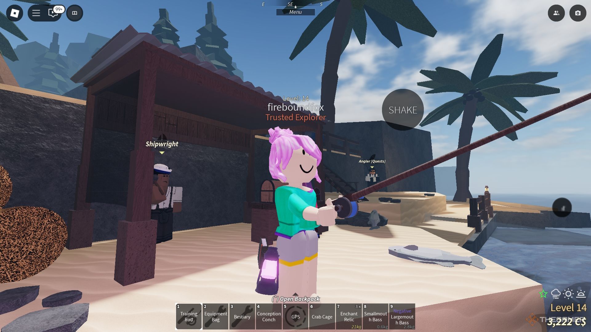 Как получить каждую наживку в Fisch в Roblox