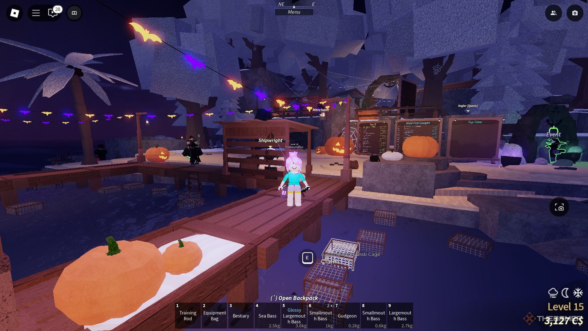 Where to find every fish in roblox fisch