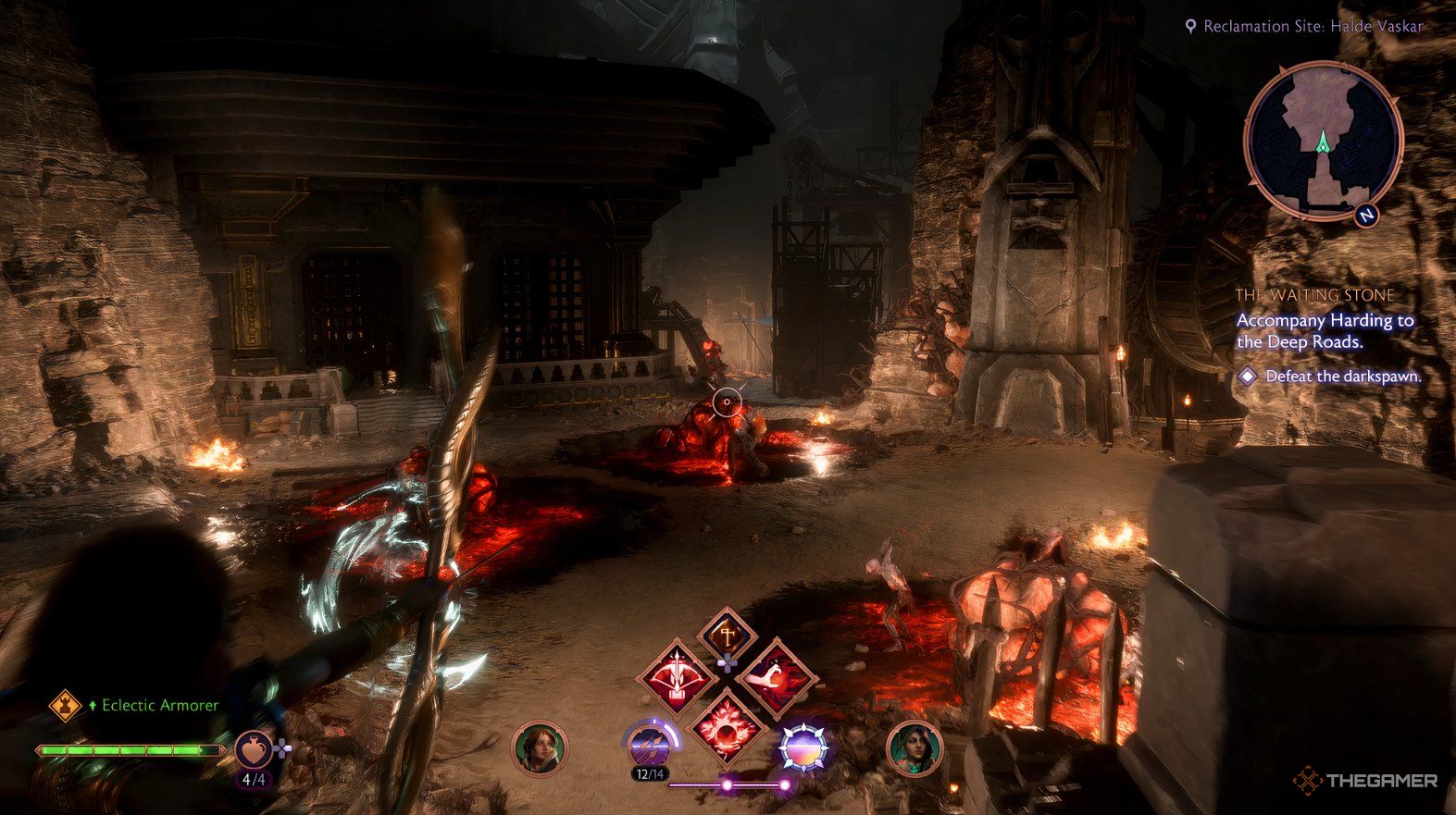 Fighting Darkspawn in the Deep Roads in Dragon Age The Veilguard