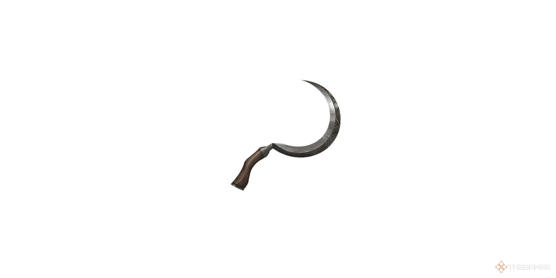 A sickle from Dungeons & Dragons.